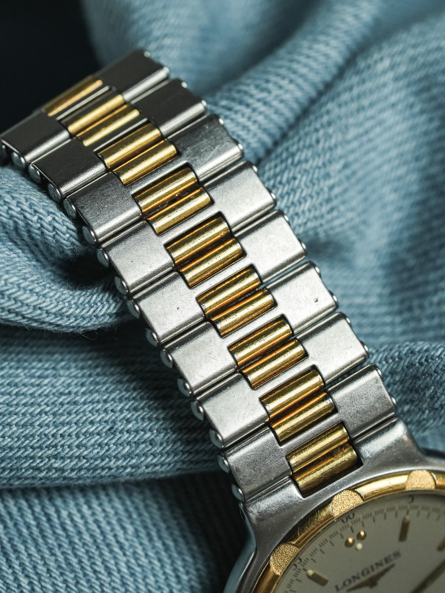 Longines - Conquest Acier or - 1980s - Atelier Victor - Vintage Shop