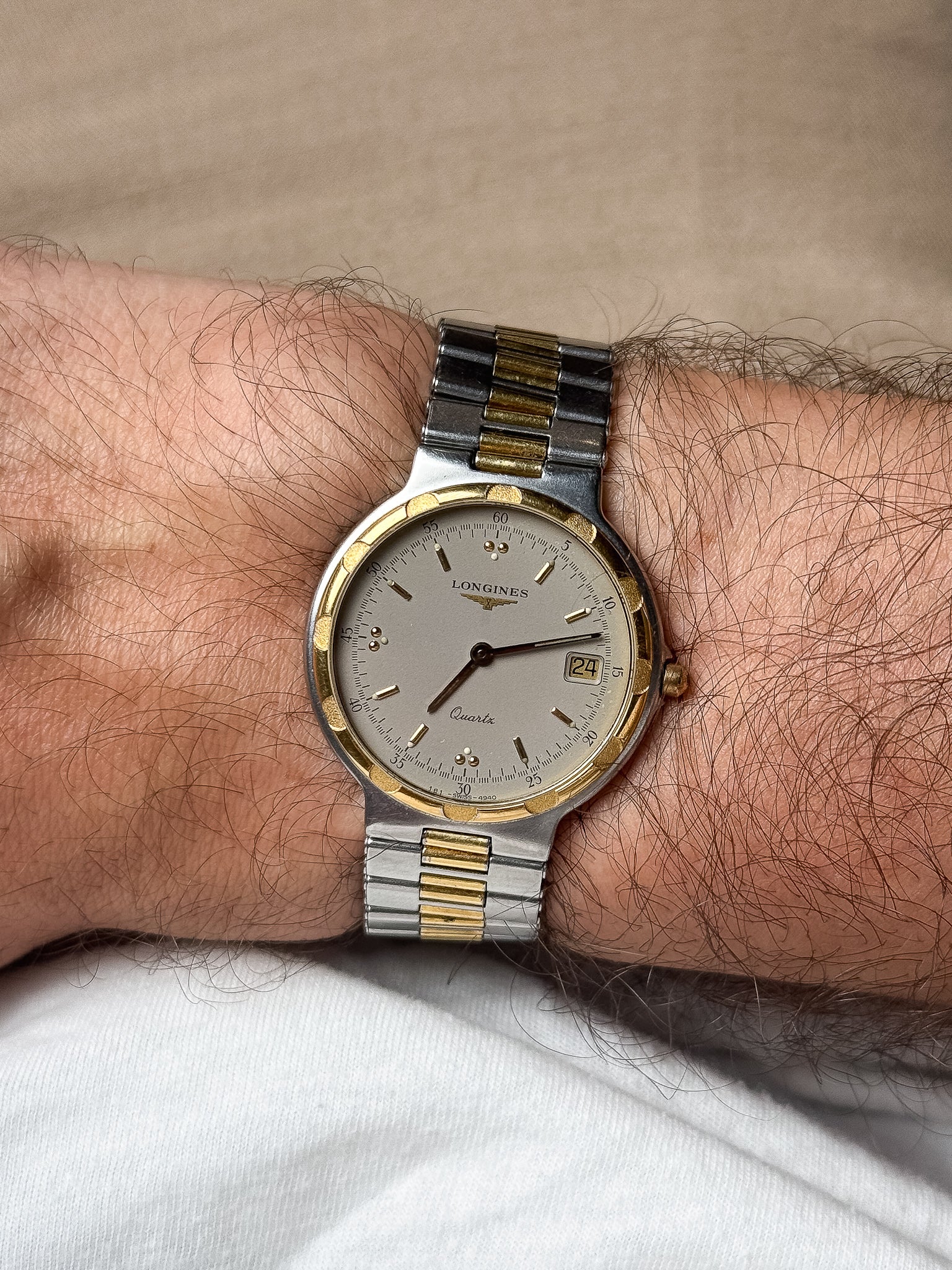 Longines - Conquest Acier or - 1980s - Atelier Victor - Vintage Shop