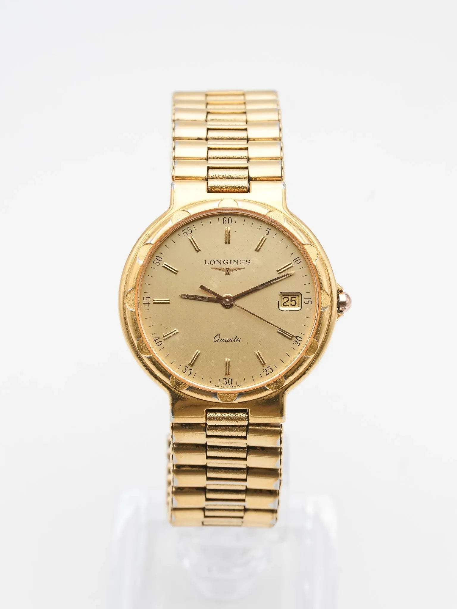 Longines - Conquest date Plaqué or - 1990s - Atelier Victor - Vintage Shop