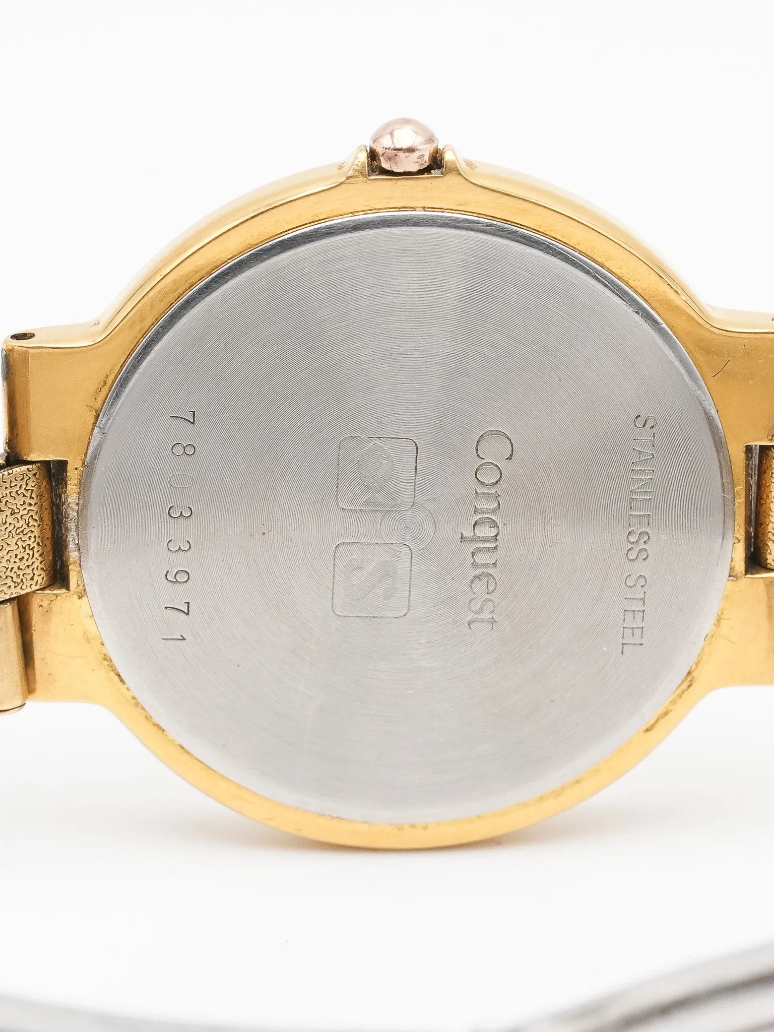 Longines - Conquest date Plaqué or - 1990s - Atelier Victor - Vintage Shop