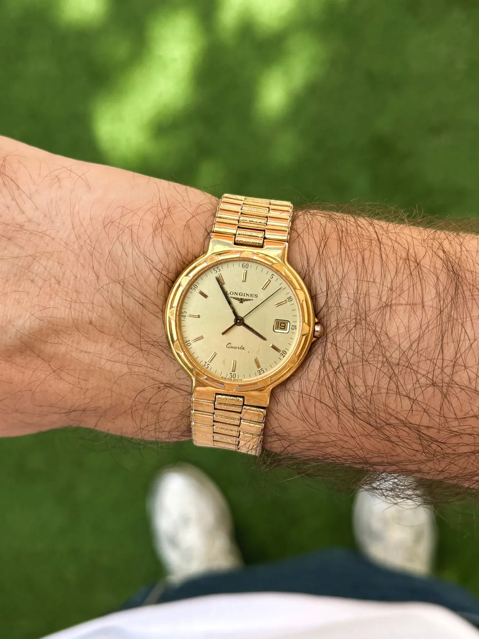 Longines - Conquest date Plaqué or - 1990s - Atelier Victor - Vintage Shop