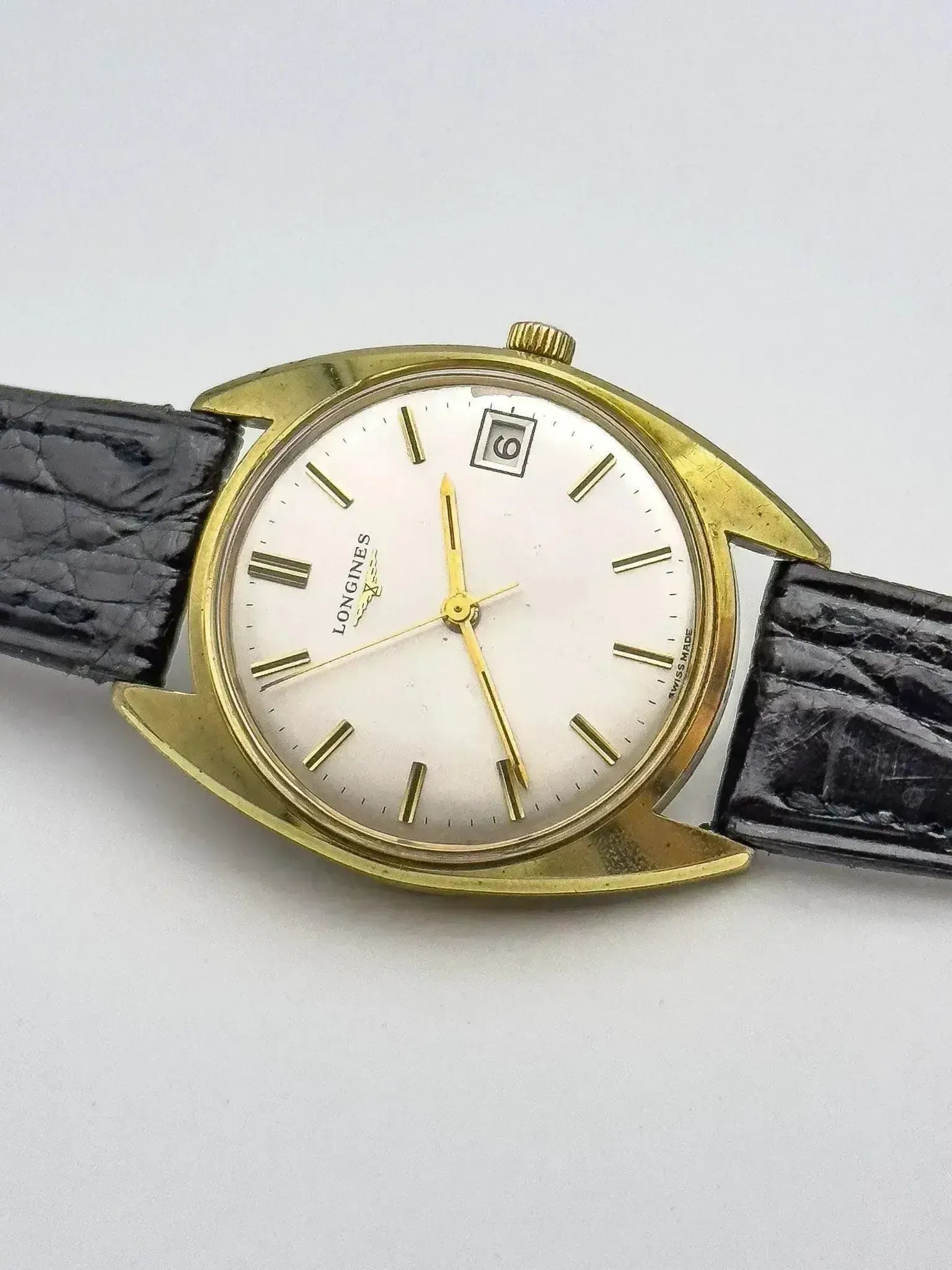 Longines - Dress Gold Watch Date - 1970s - Atelier Victor
