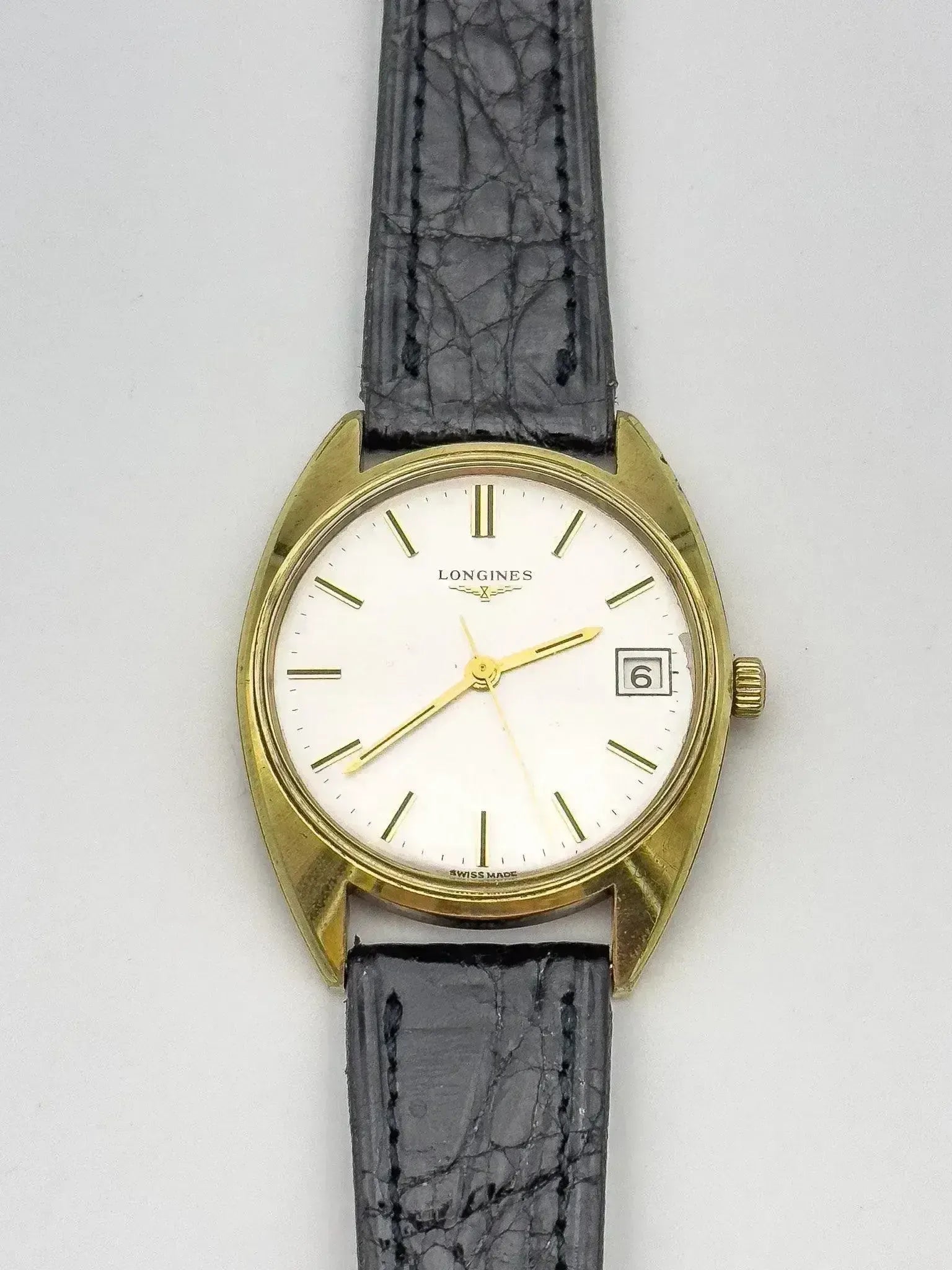 Longines - Dress Gold Watch Date - 1970s - Atelier Victor
