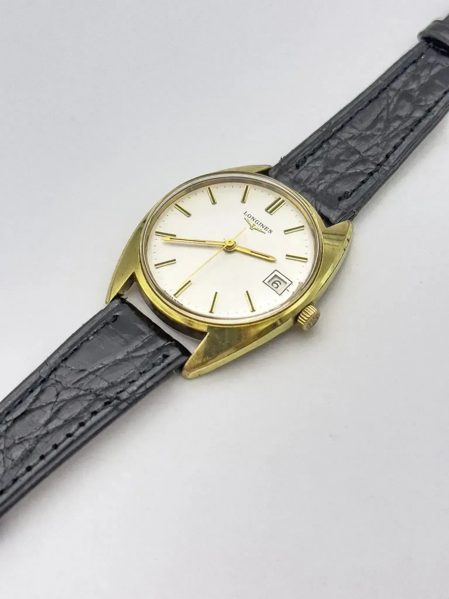 Longines - Dress Gold Watch Date - 1970s - Atelier Victor