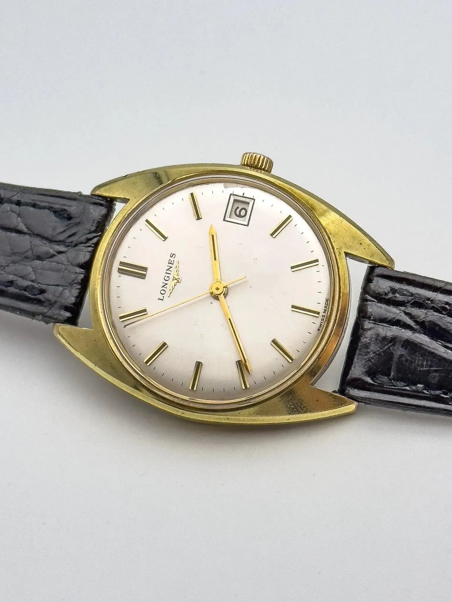 Longines - Dress Gold Watch Date - 1970s - Atelier Victor