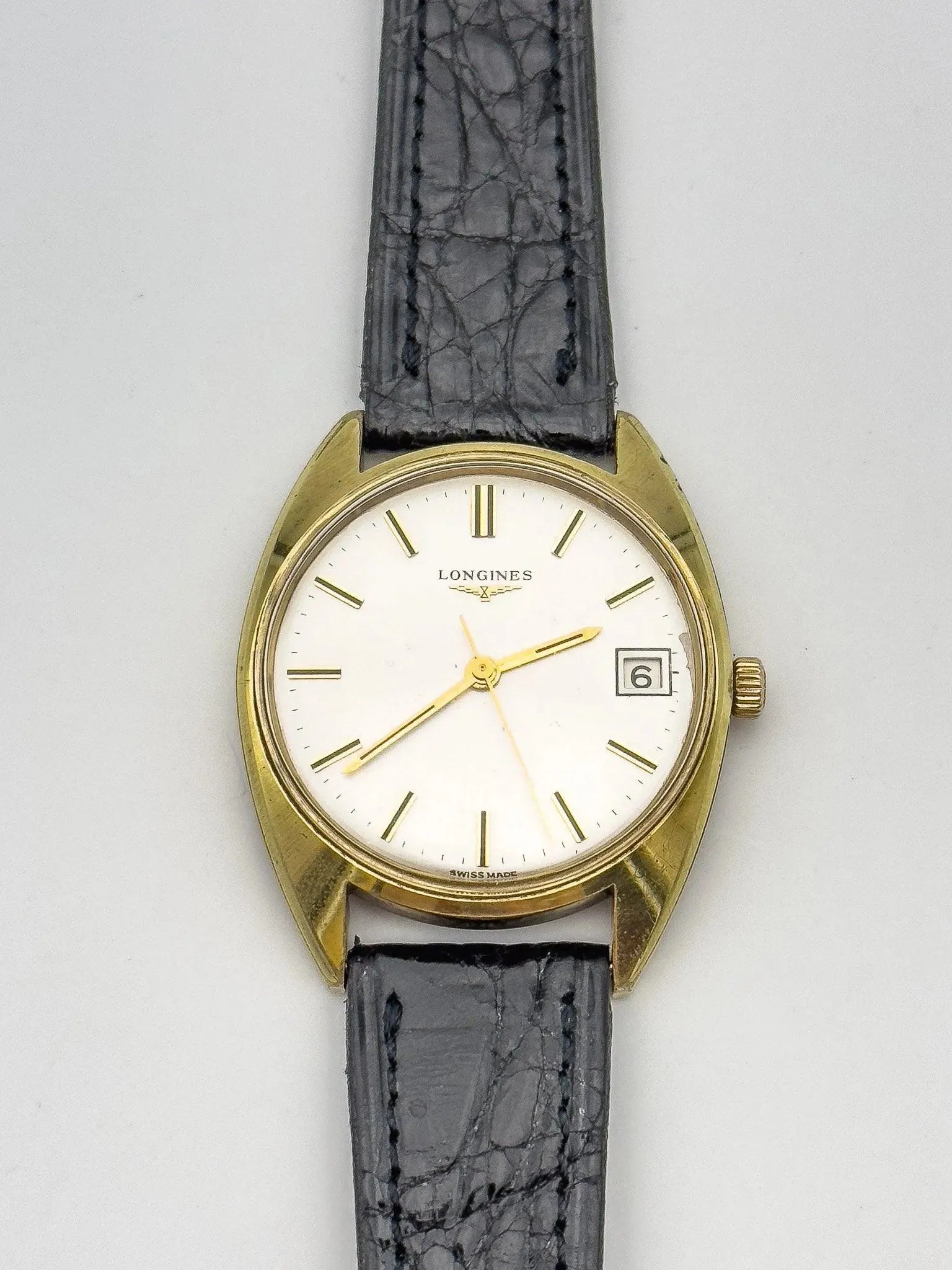 Longines - Dress Gold Watch Date - 1970s - Atelier Victor Paris - Vintage Watch Shop Dubai