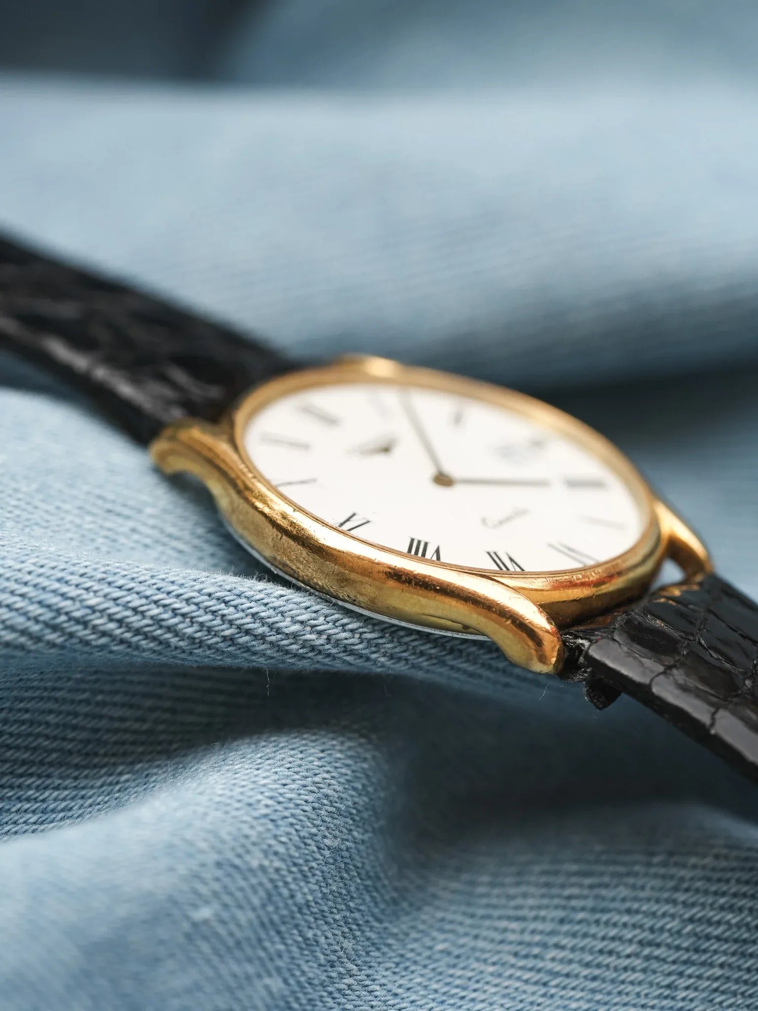 Longines - Dress Watch Date cadran blanc romain - 1980s - Atelier Victor