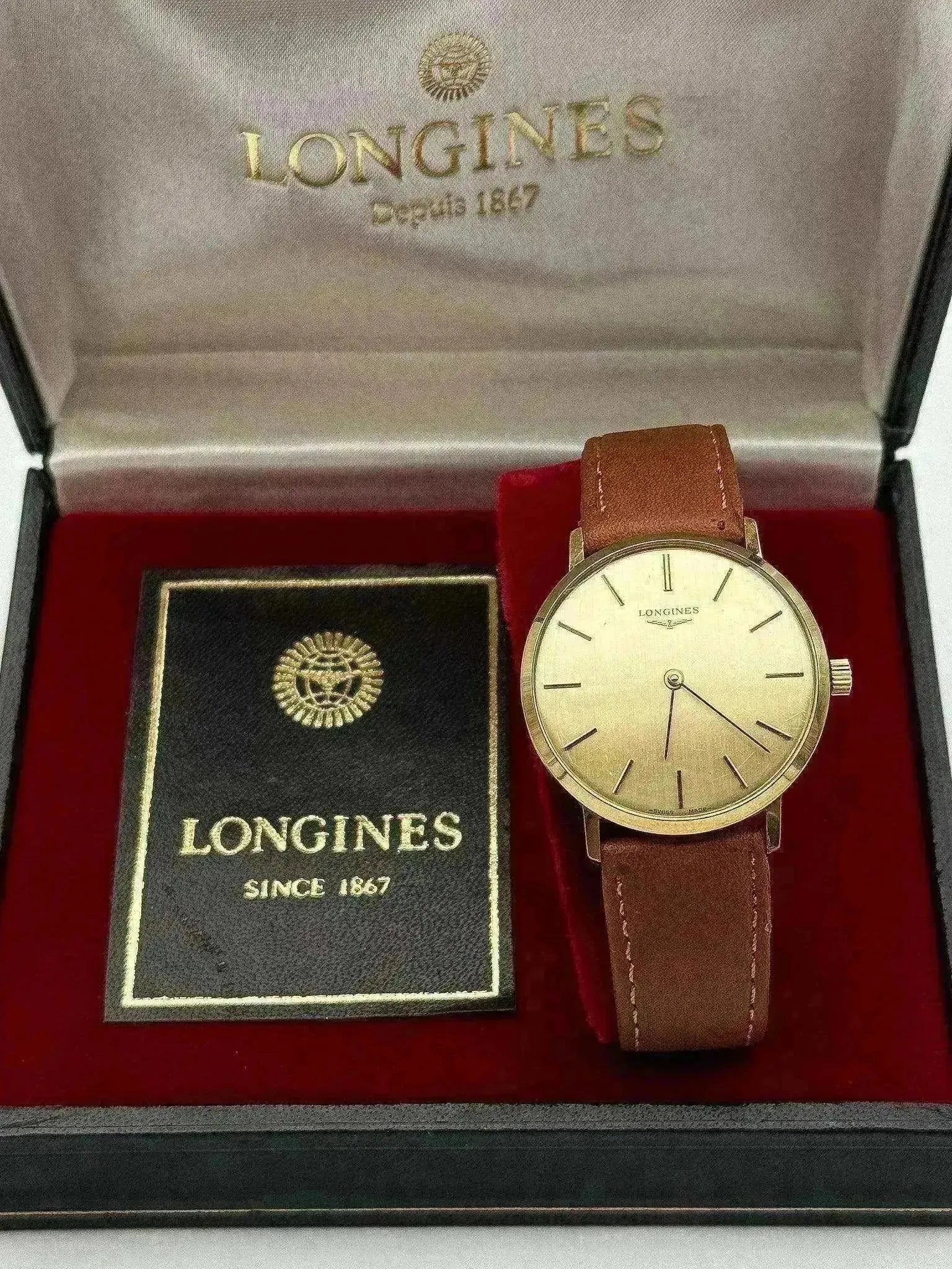 Longines - Dress Watch Linen Dial - BOX - 1976 - Atelier Victor