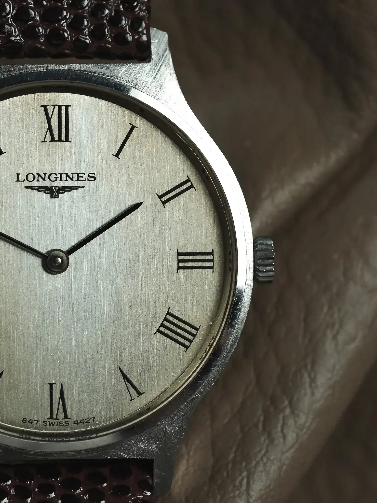 Longines - Flagship Acier Index Romain Patine - 1970s - Atelier Victor