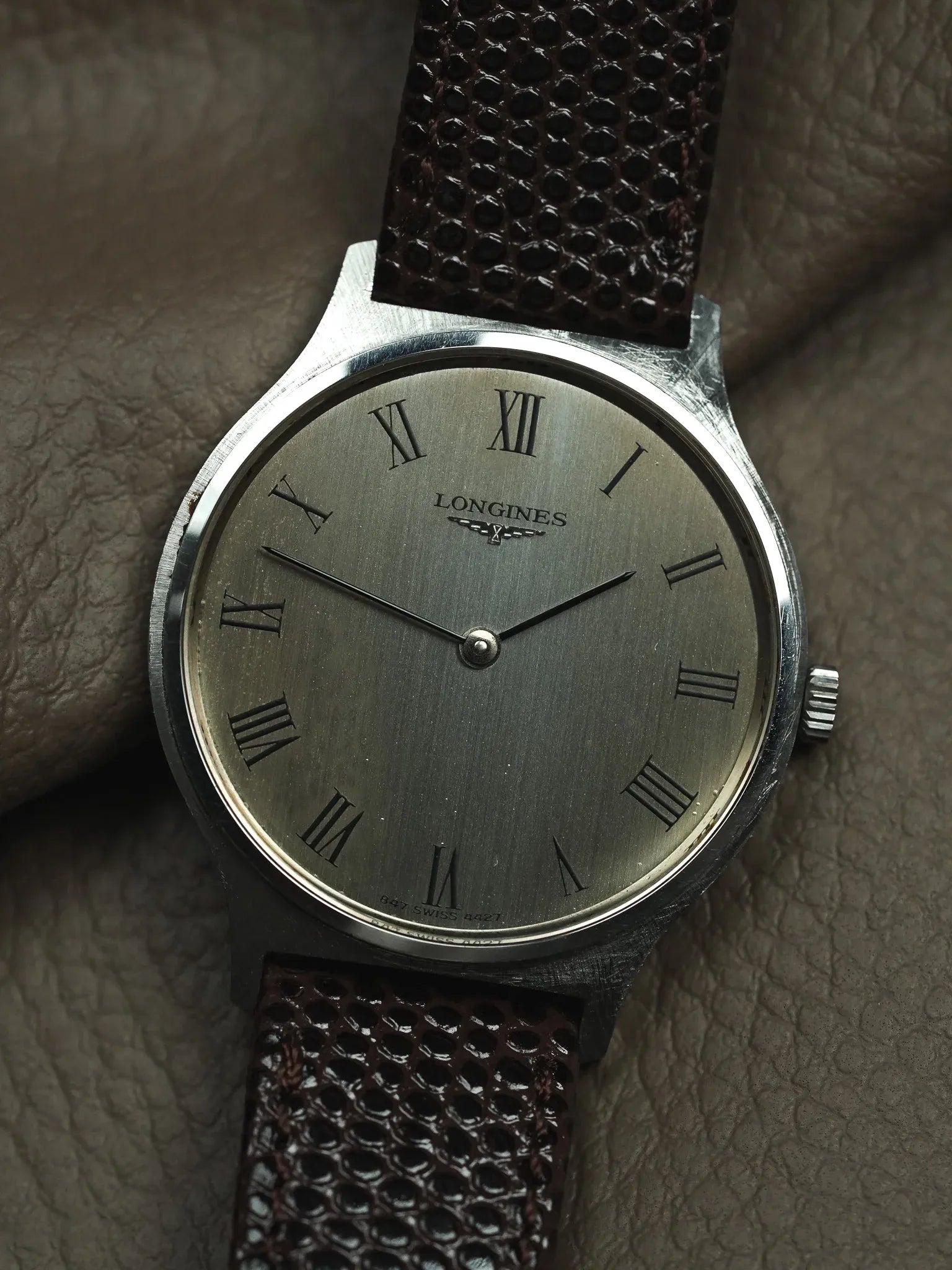 Longines - Flagship Acier Index Romain Patine - 1970s - Atelier Victor