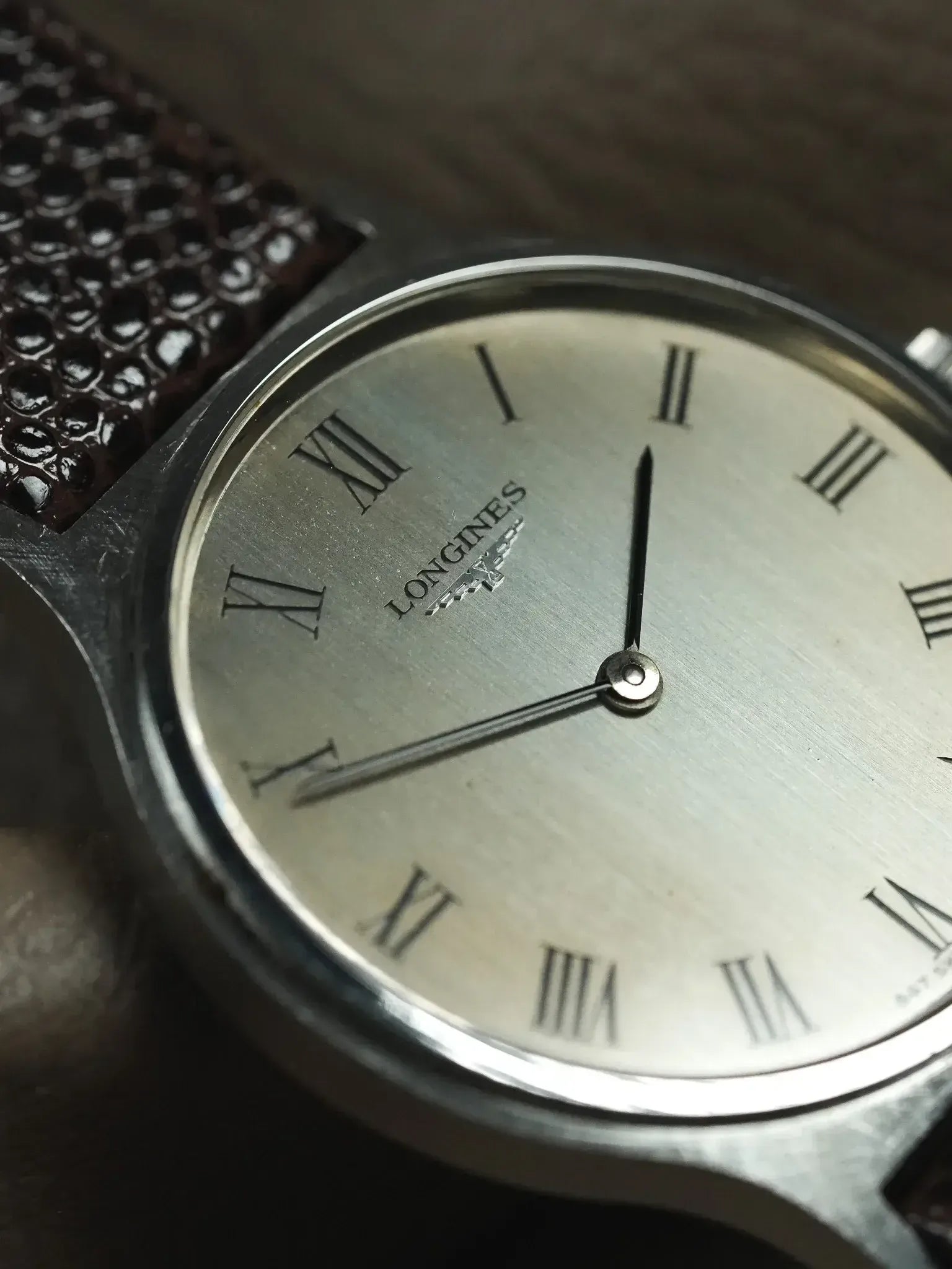 Longines - Flagship Acier Index Romain Patine - 1970s - Atelier Victor