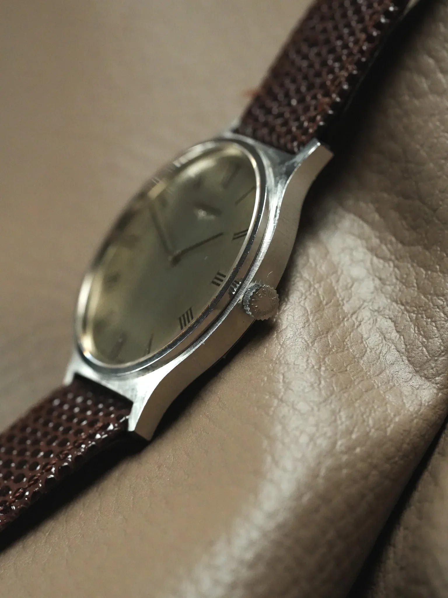 Longines - Flagship Acier Index Romain Patine - 1970s - Atelier Victor