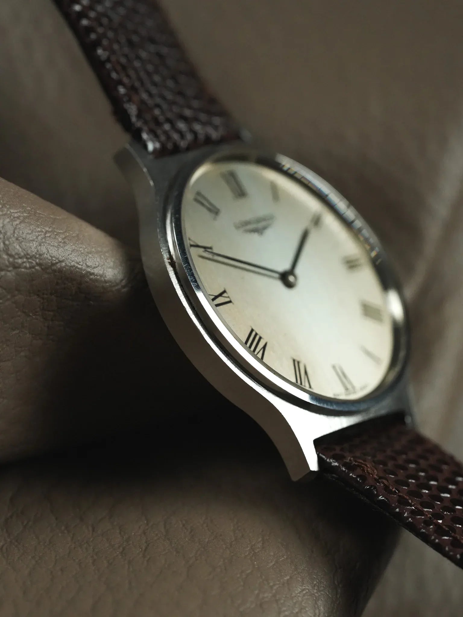 Longines - Flagship Acier Index Romain Patine - 1970s - Atelier Victor