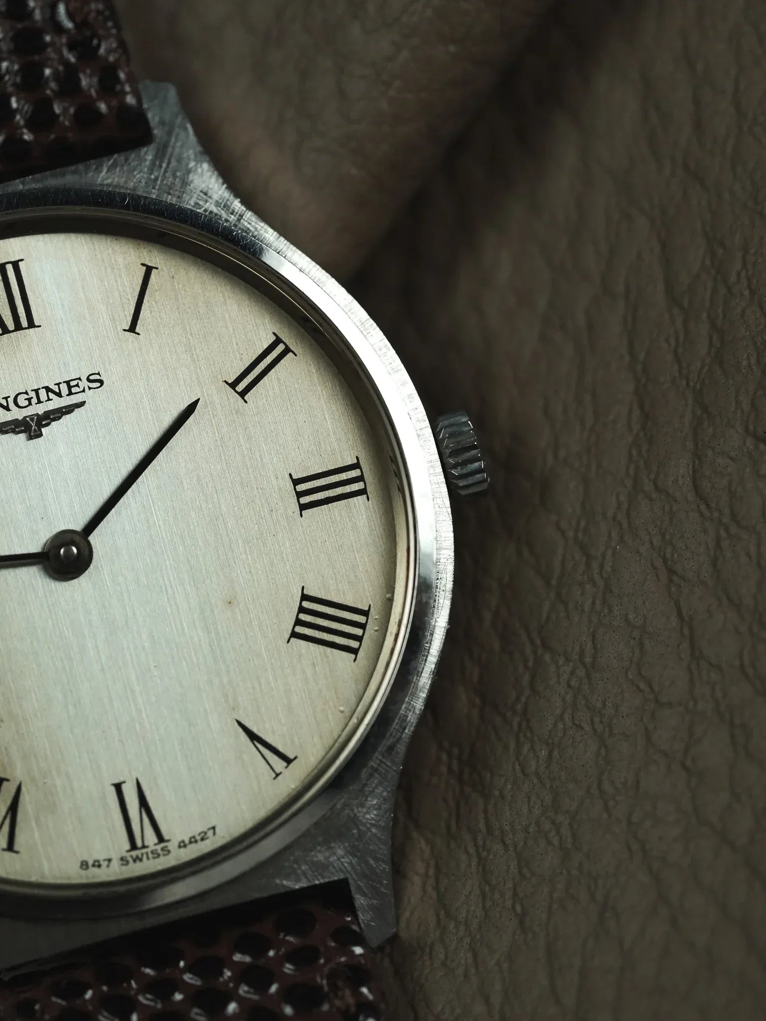 Longines - Flagship Acier Index Romain Patine - 1970s - Atelier Victor