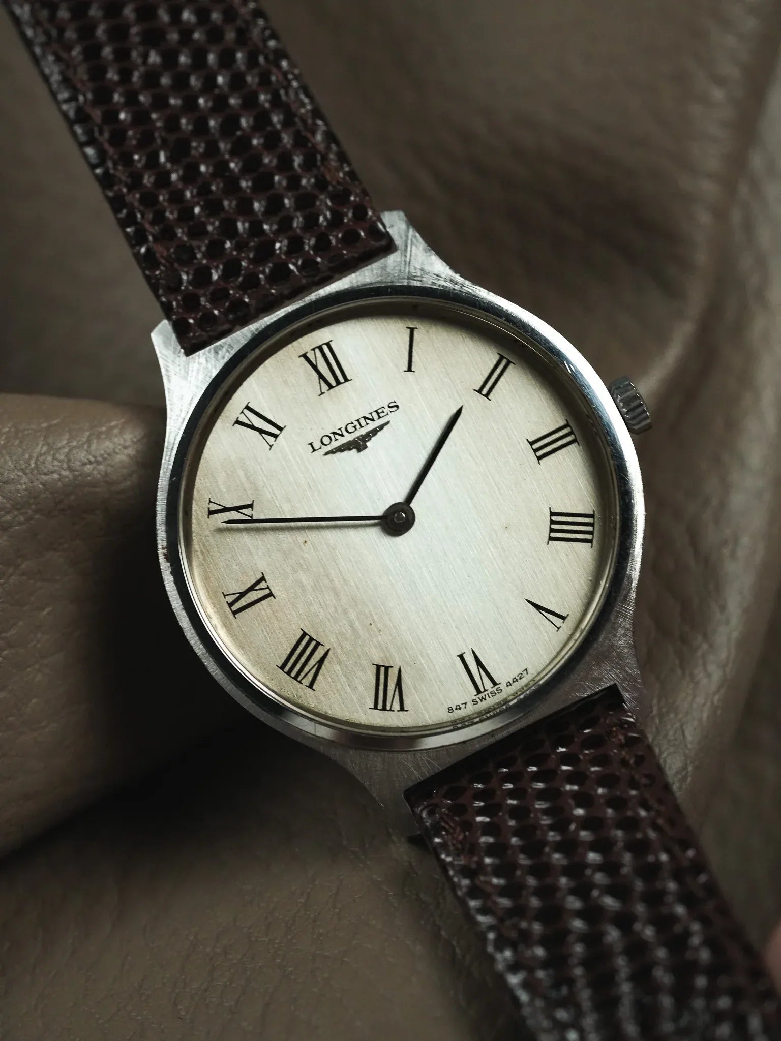 Longines - Flagship Acier Index Romain Patine - 1970s - Atelier Victor