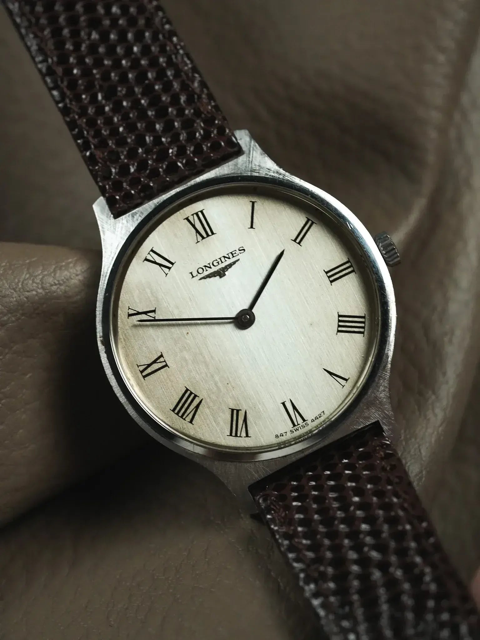 Longines - Flagship Acier Index Romain Patine - 1970s - Atelier Victor