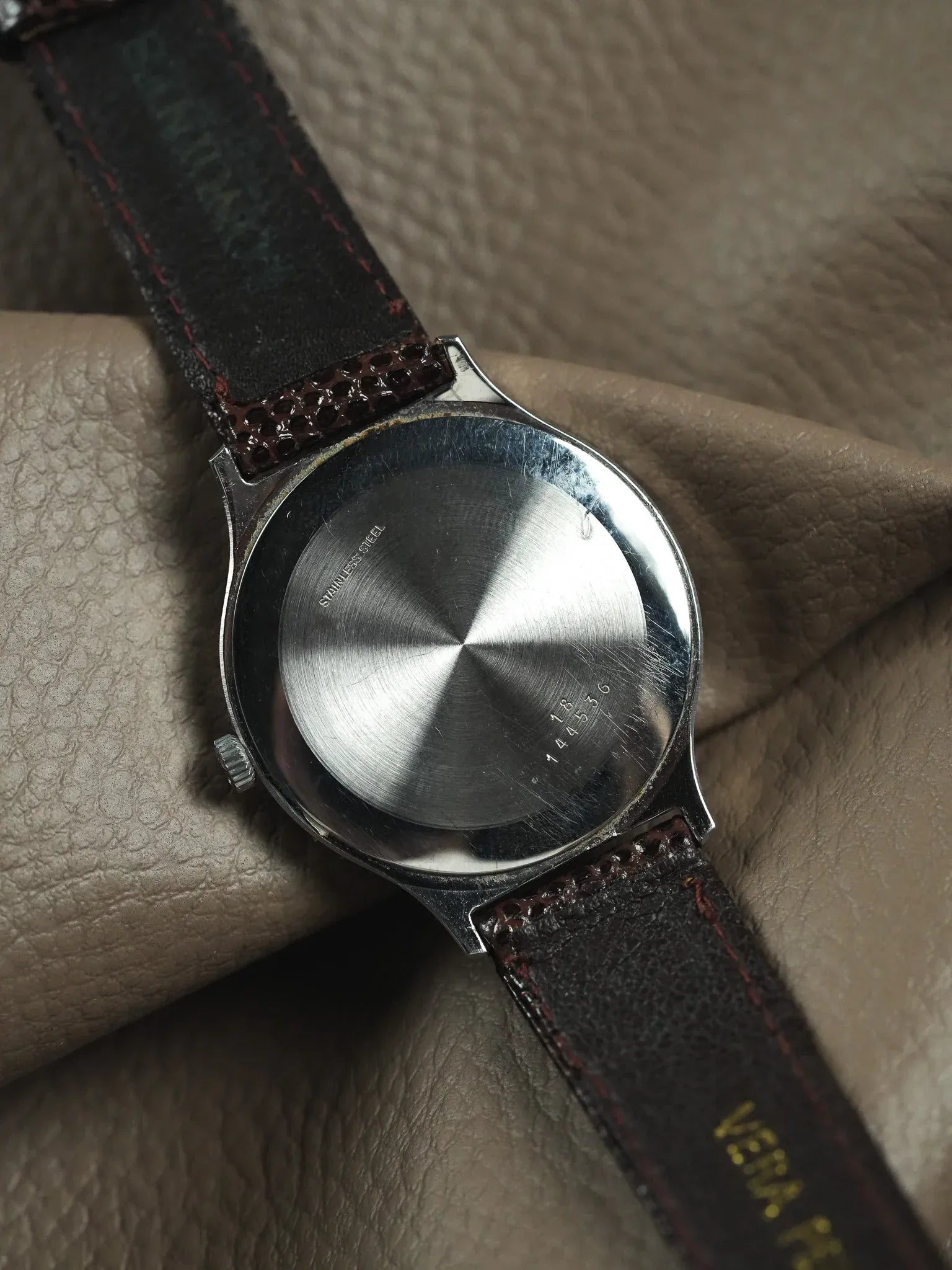 Longines - Flagship Acier Index Romain Patine - 1970s - Atelier Victor - Vintage Shop