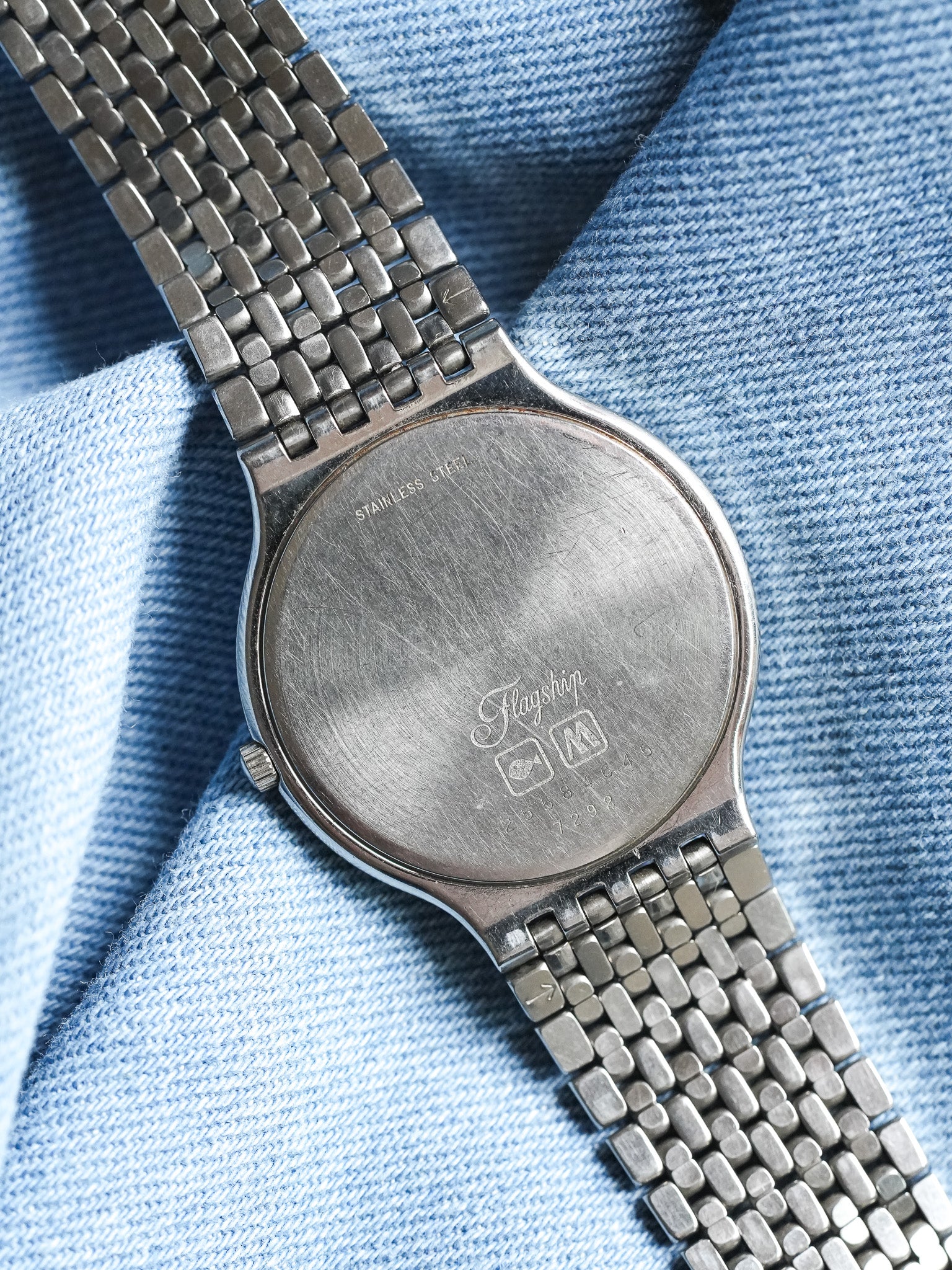 Longines - Flagship Grain de Riz Patine Argent - 1990s - Atelier Victor - Vintage Shop