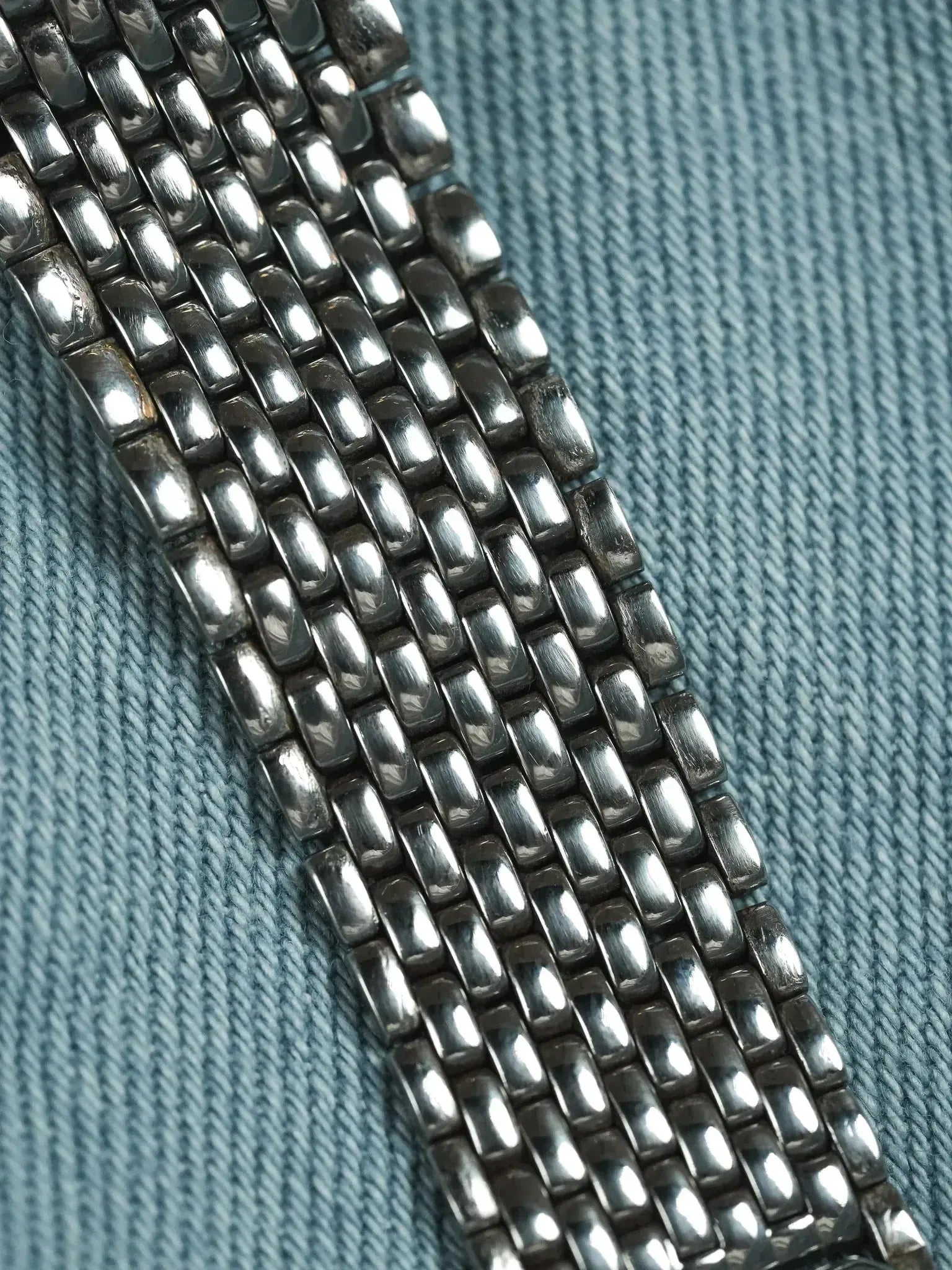 Longines - Flagship Slim Ronde Or Maille Acier - 1980s - Atelier Victor