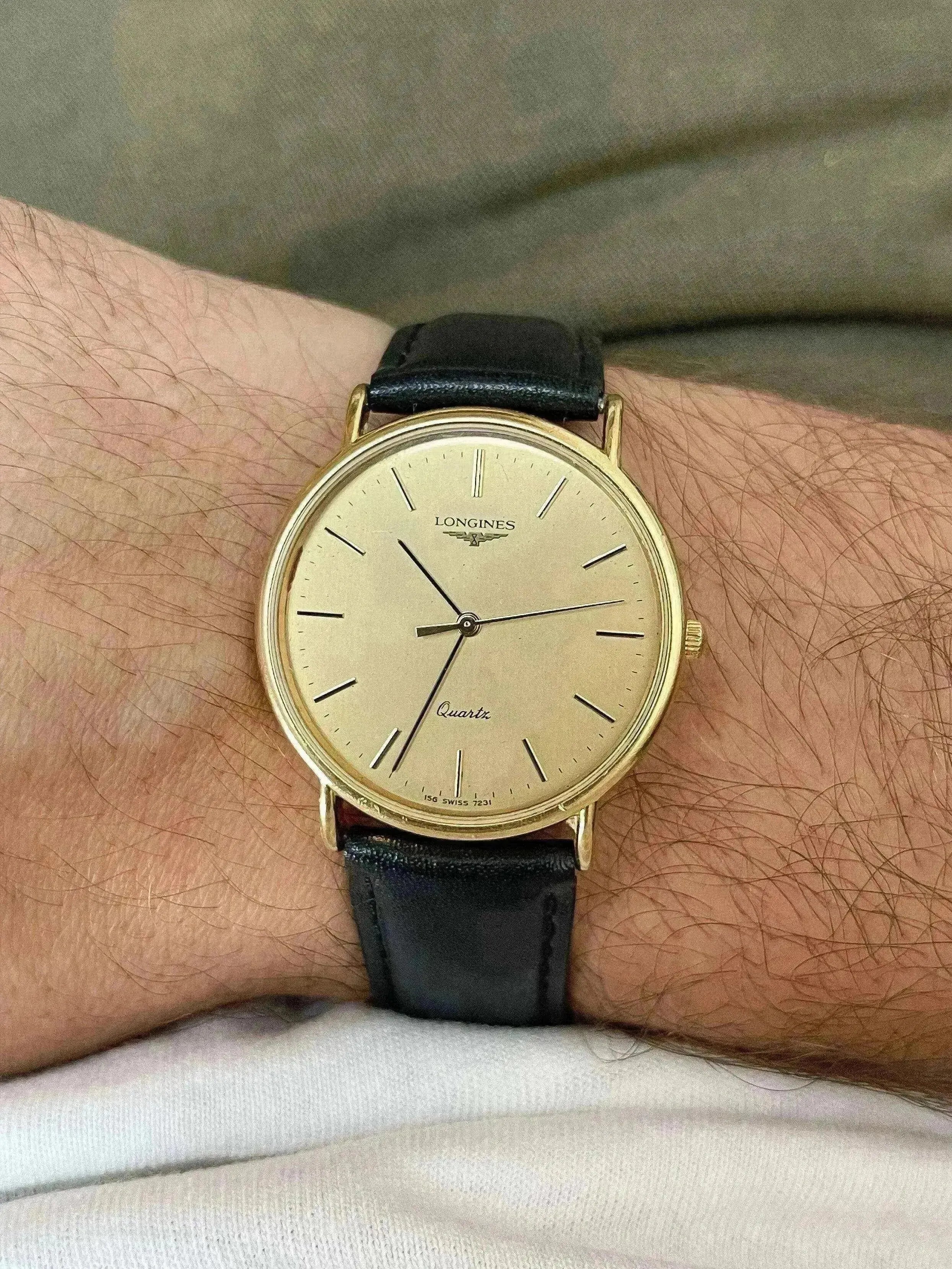 Longines Cadran ゴールド 腕時計 Vintage Longines Gold Circle Watch | Atelier Victor