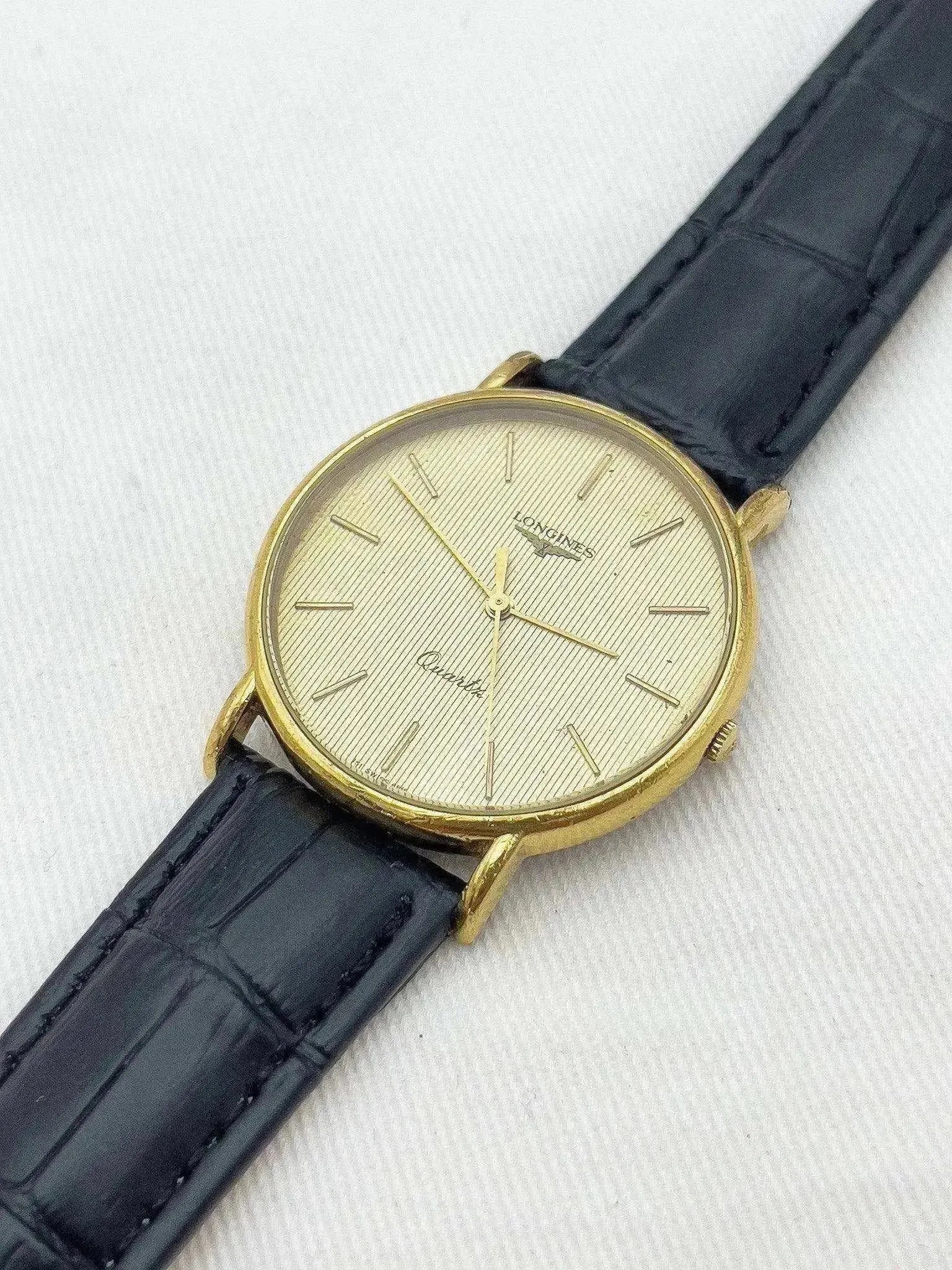 Longines - Gold Tapissé - 1984 - Atelier Victor Paris - Vintage Watch Shop Dubai