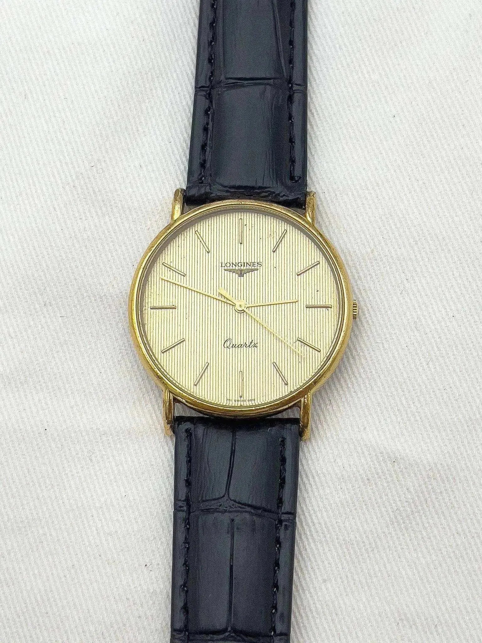 Longines - Gold Tapissé - 1984 - Atelier Victor Paris - Vintage Watch Shop Dubai
