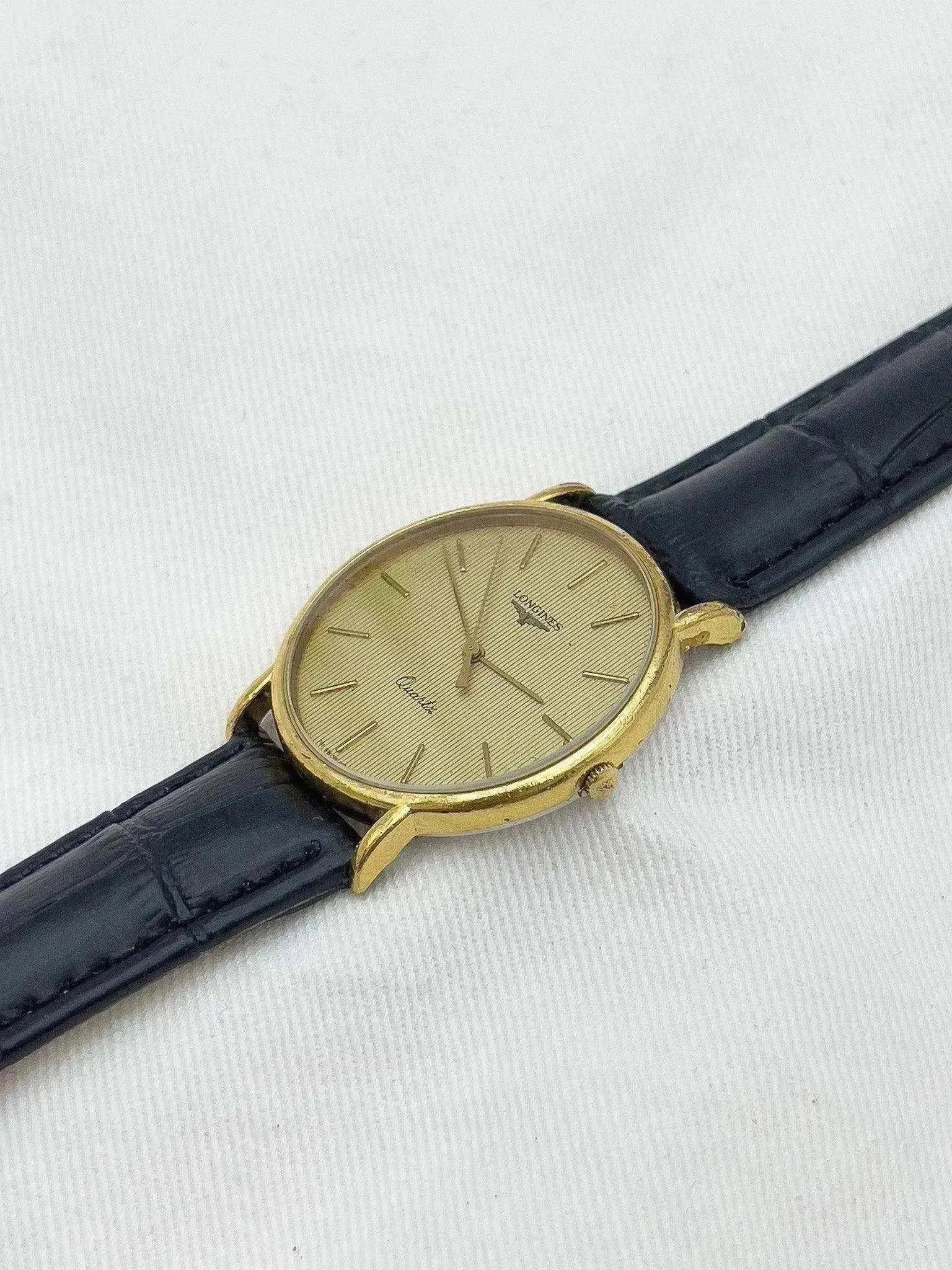 Longines - Gold Tapissé - 1984 - Atelier Victor Paris - Vintage Watch Shop Dubai