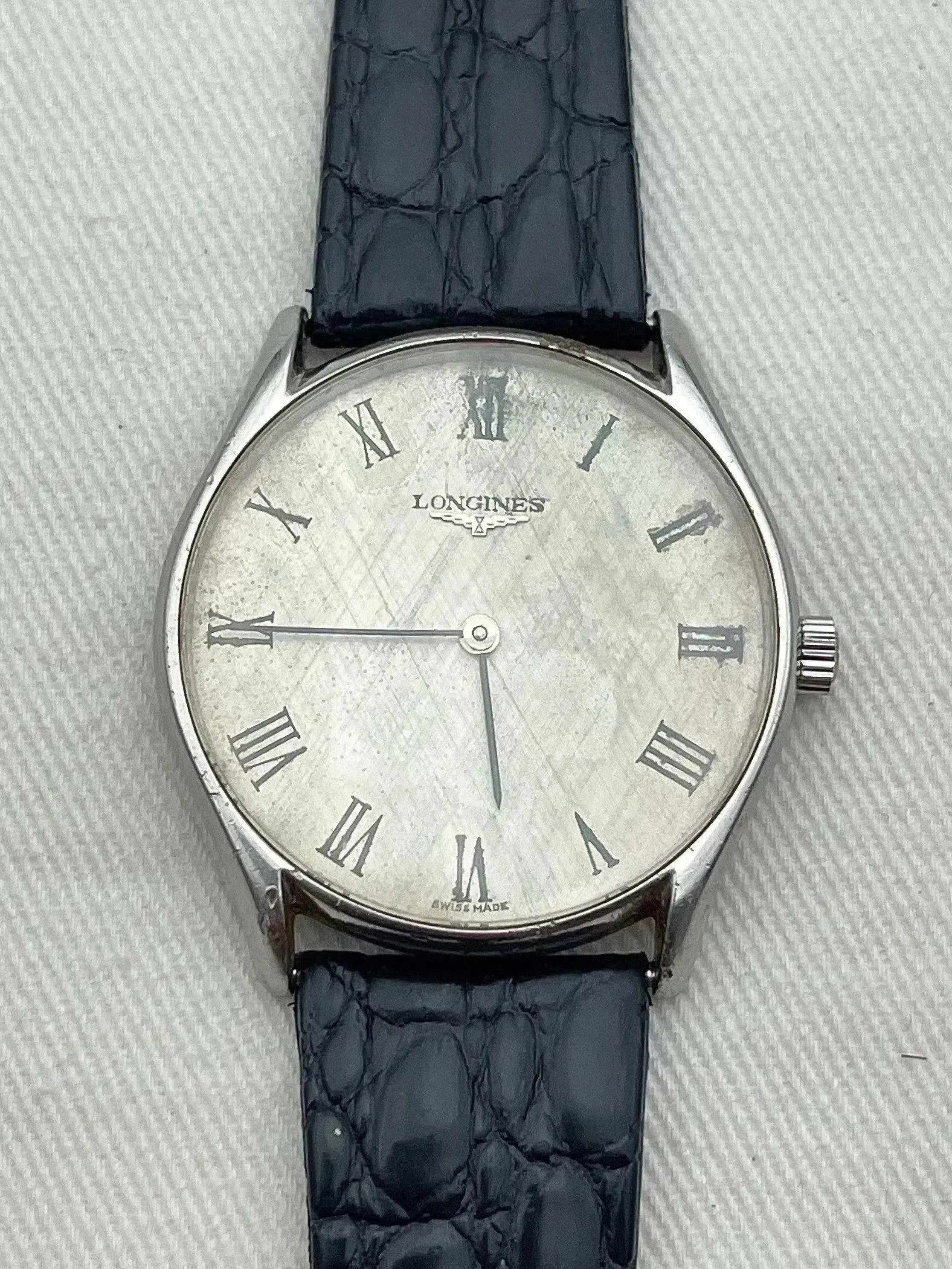 Longines - Index Romain Lin Acier - 1977 - Atelier Victor