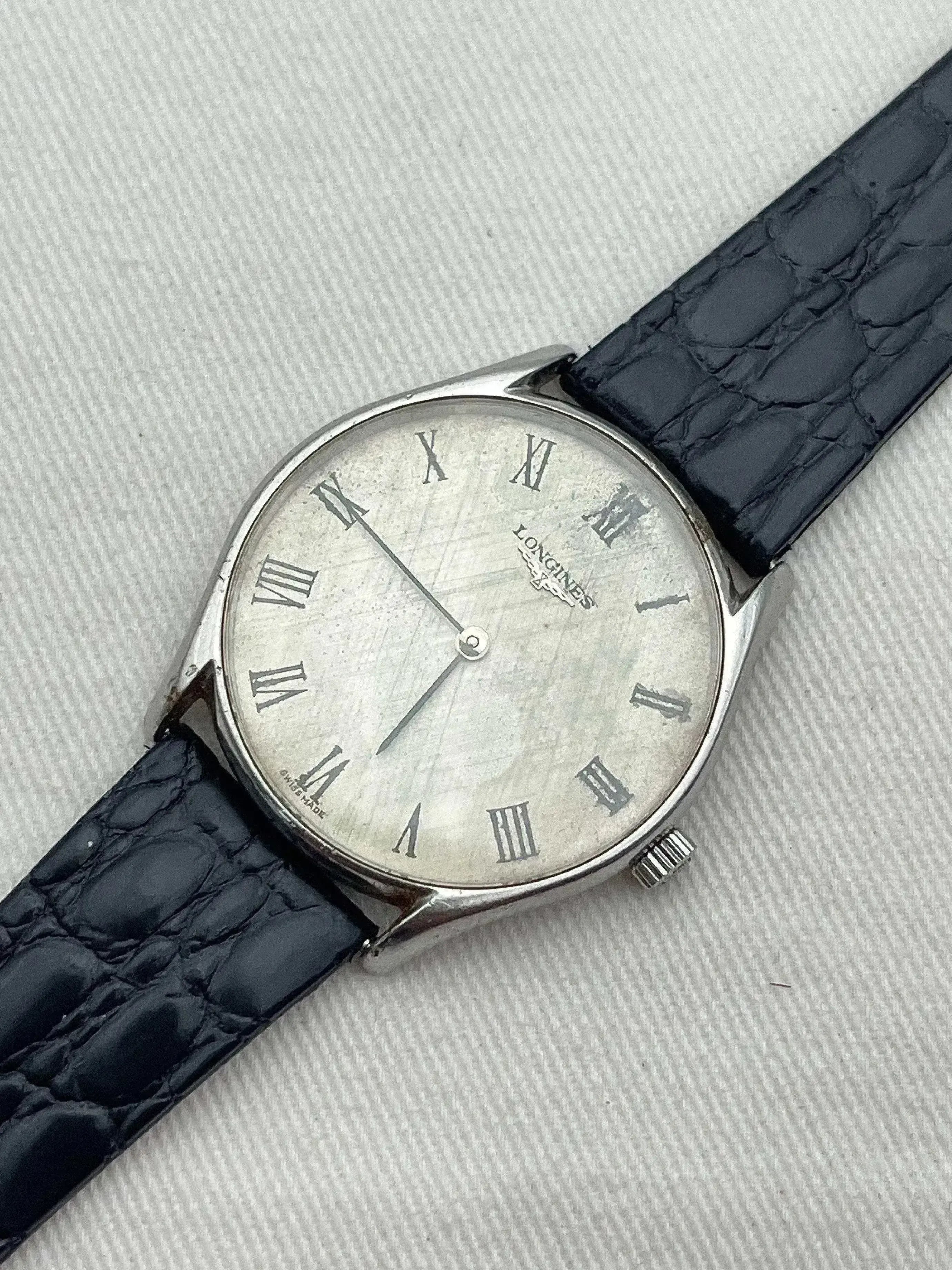 Longines - Index Romain Lin Acier - 1977 - Atelier Victor