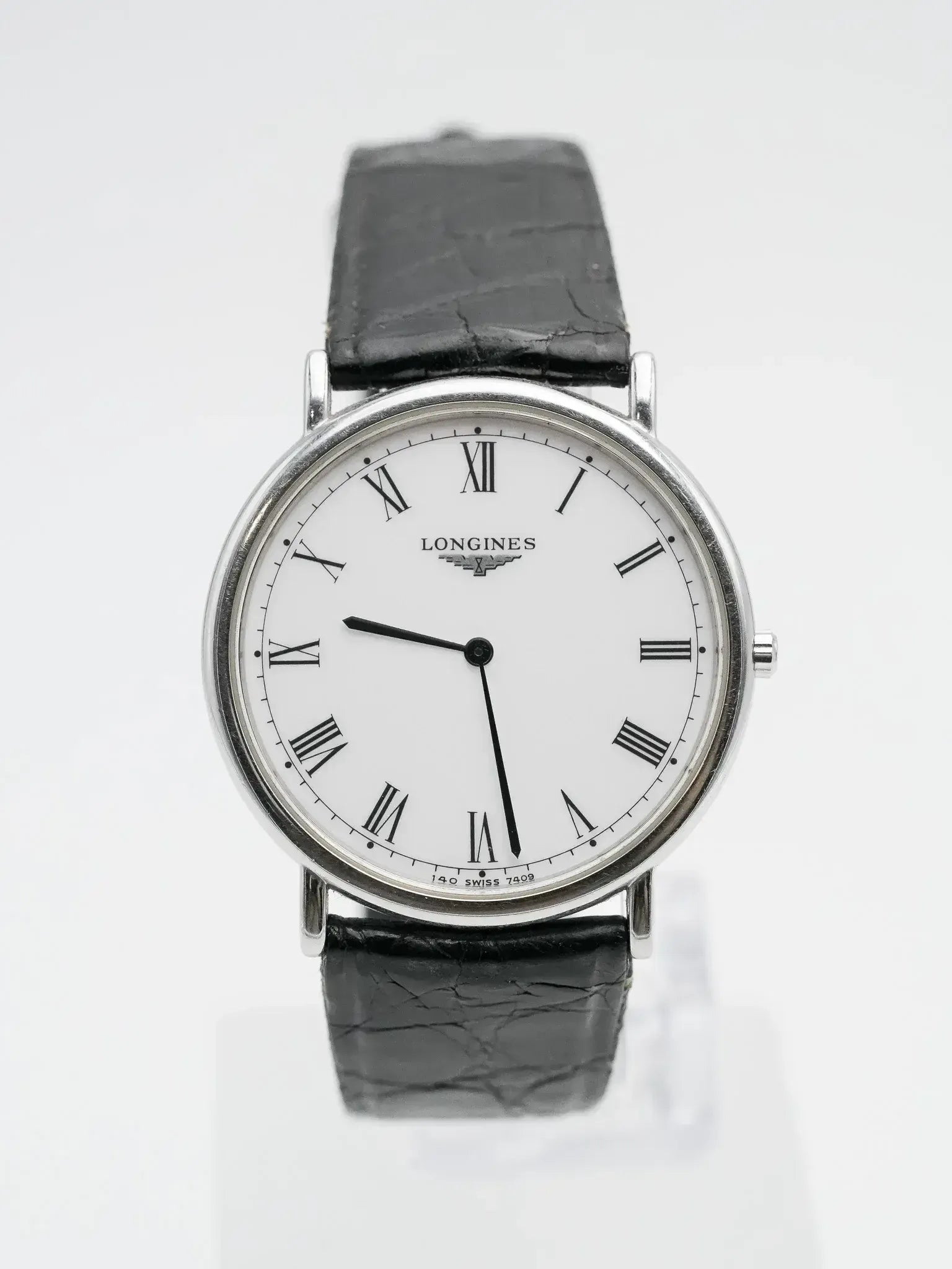 Longines - La Grande Classique Blanc Romain Acier - 1990s - Atelier Victor