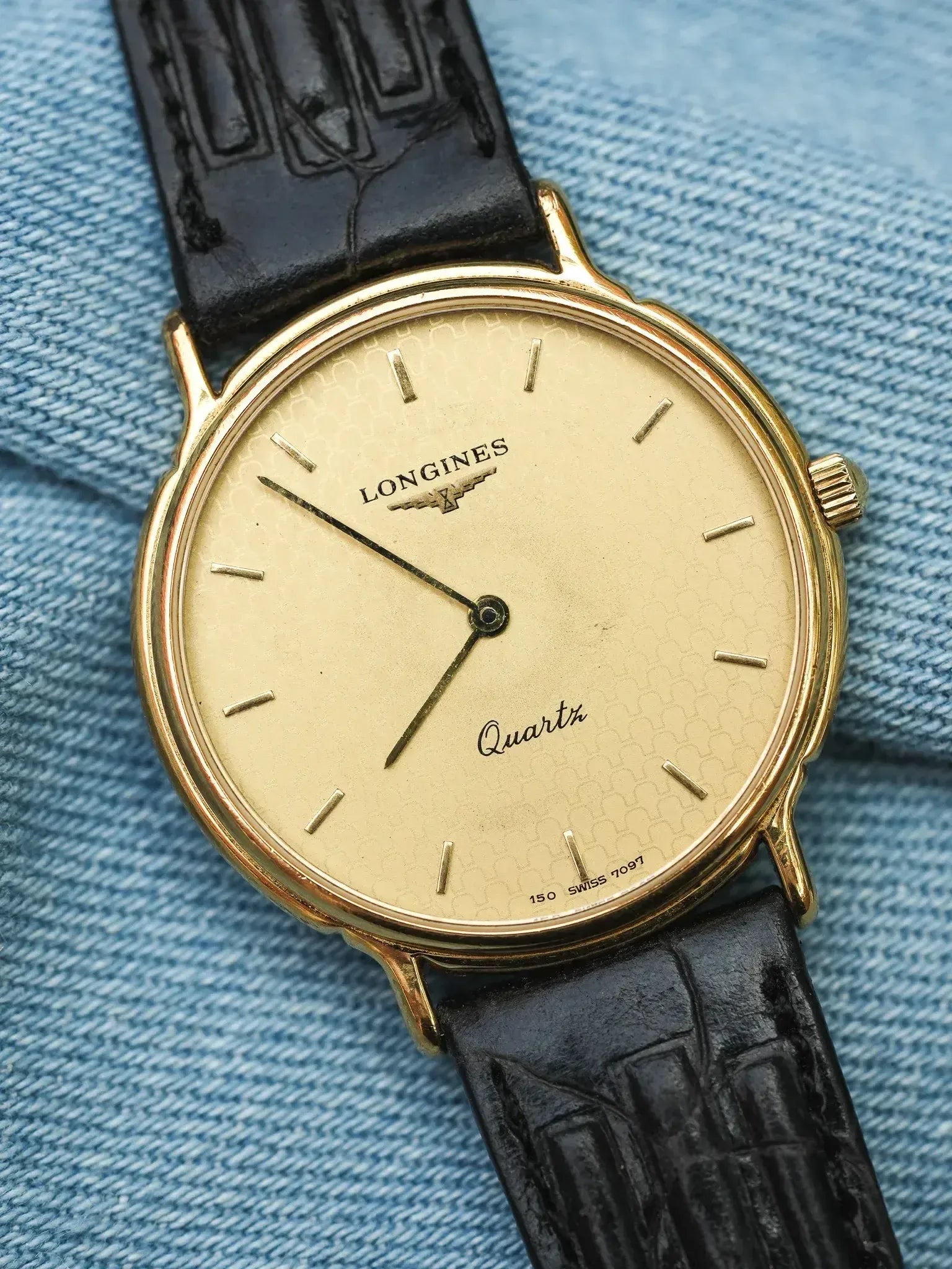 Longines - la grande classique écaille plaqué or - 1990s - Atelier Victor