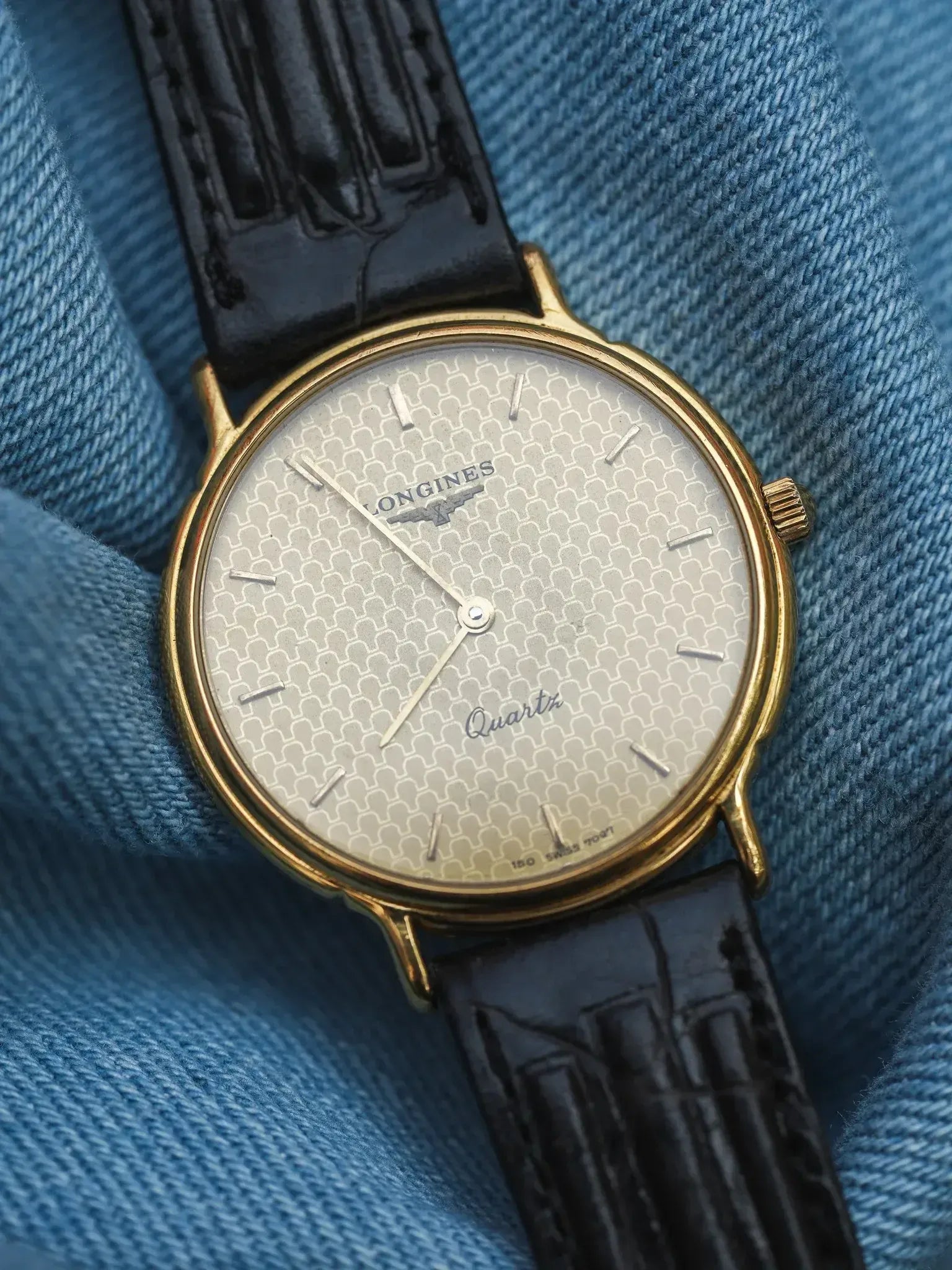 Longines - la grande classique écaille plaqué or - 1990s - Atelier Victor
