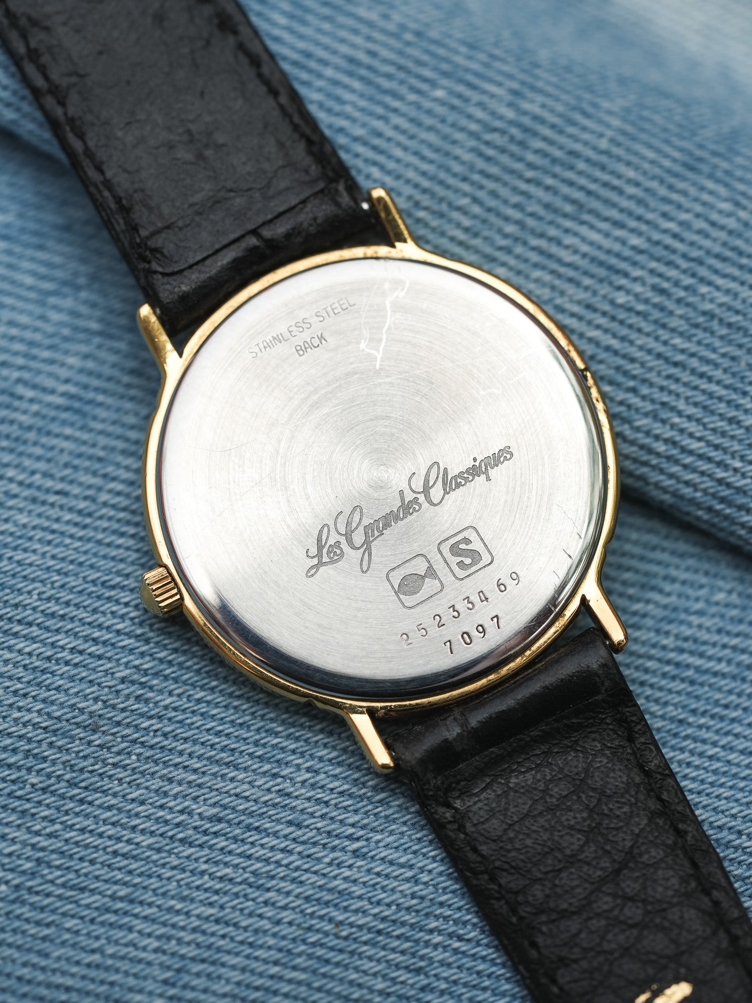 Longines - la grande classique écaille plaqué or - 1990s - Atelier Victor - Vintage Shop
