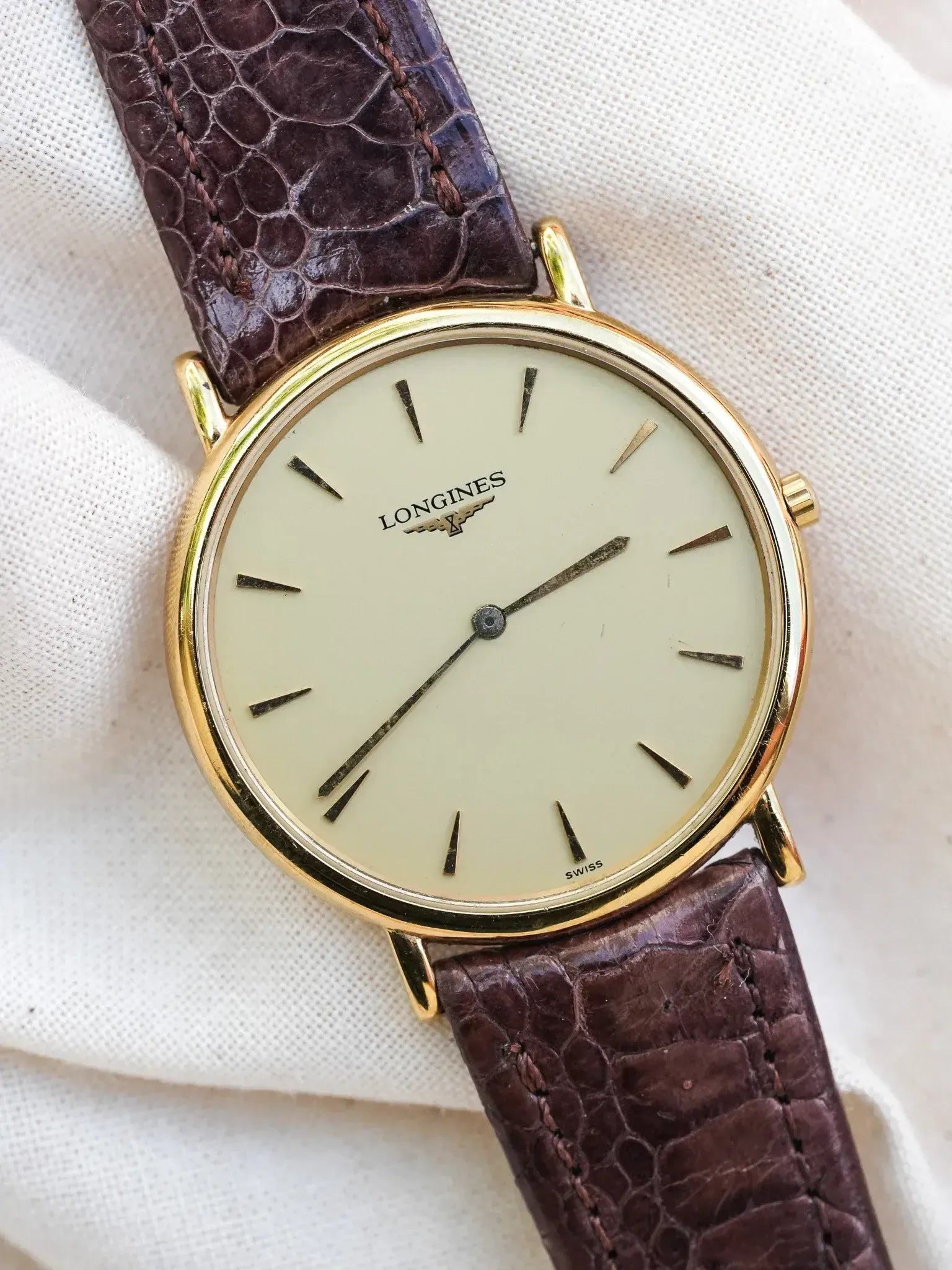 Longines - La Grande Classique Minimaliste Or - 1980s - Atelier Victor