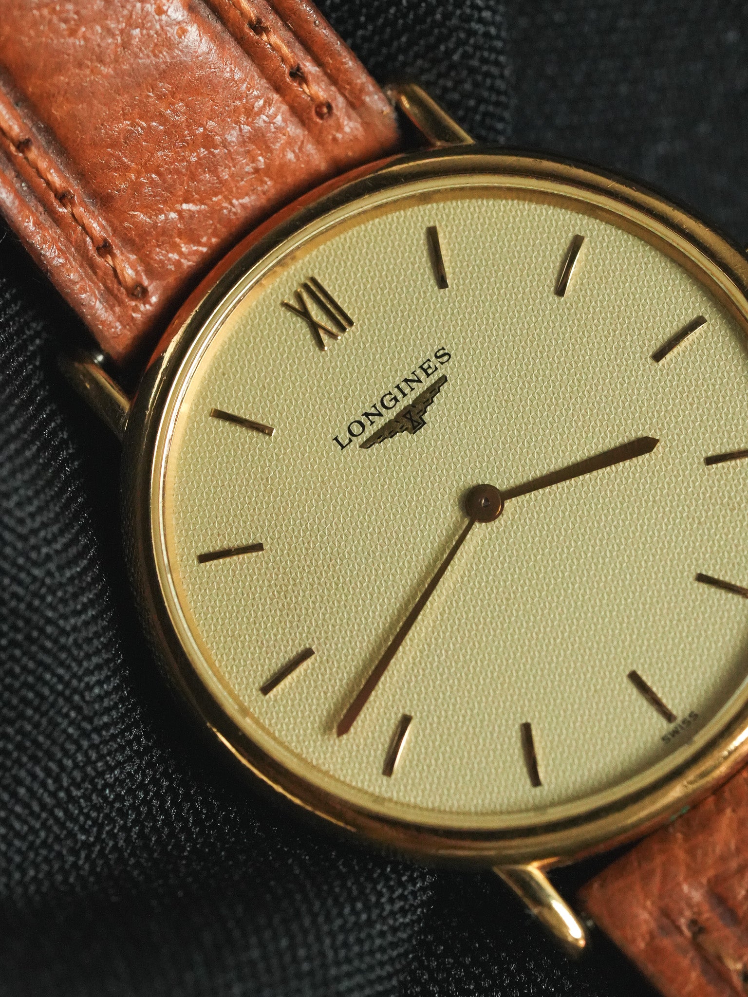 Longines - La Grande Classique Ronde Or Extra plate - 1990s - Atelier Victor - Vintage Shop