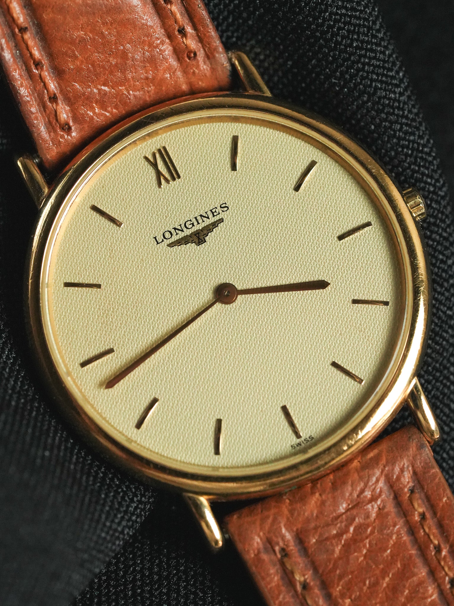 Longines - La Grande Classique Ronde Or Extra plate - 1990s - Atelier Victor - Vintage Shop