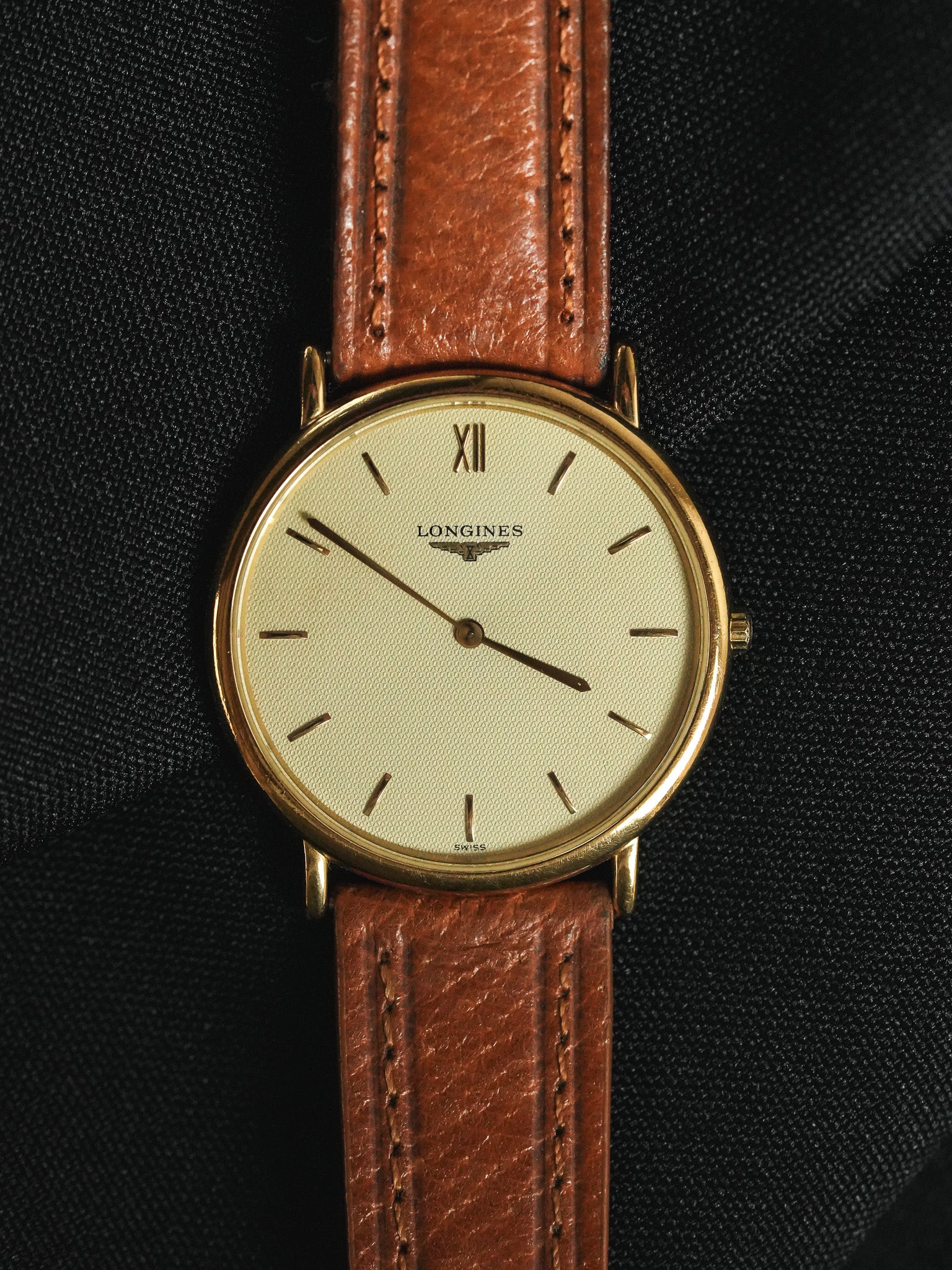 Longines - La Grande Classique Ronde Or Extra plate - 1990s - Atelier Victor - Vintage Shop