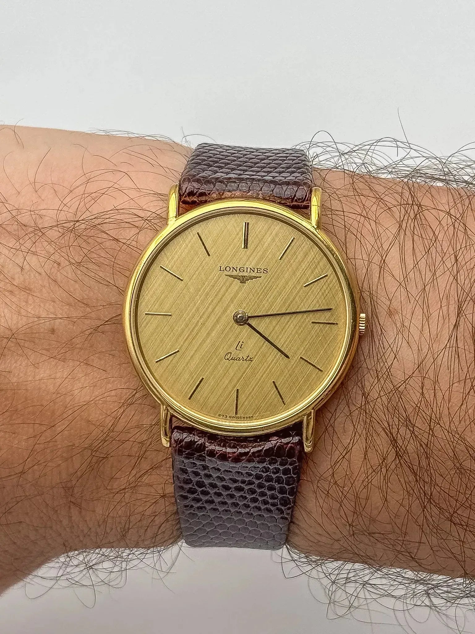 Longines - Li Quartz Cadran lin Plaque Or - Papier - 1985 - Atelier Victor