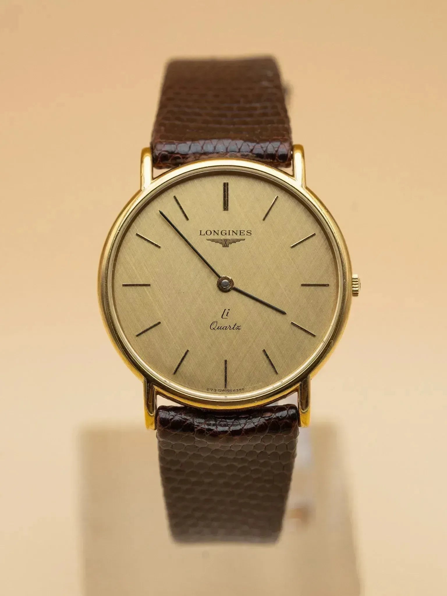 Longines - Li Quartz Cadran lin Plaque Or - Papier - 1985 - Atelier Victor