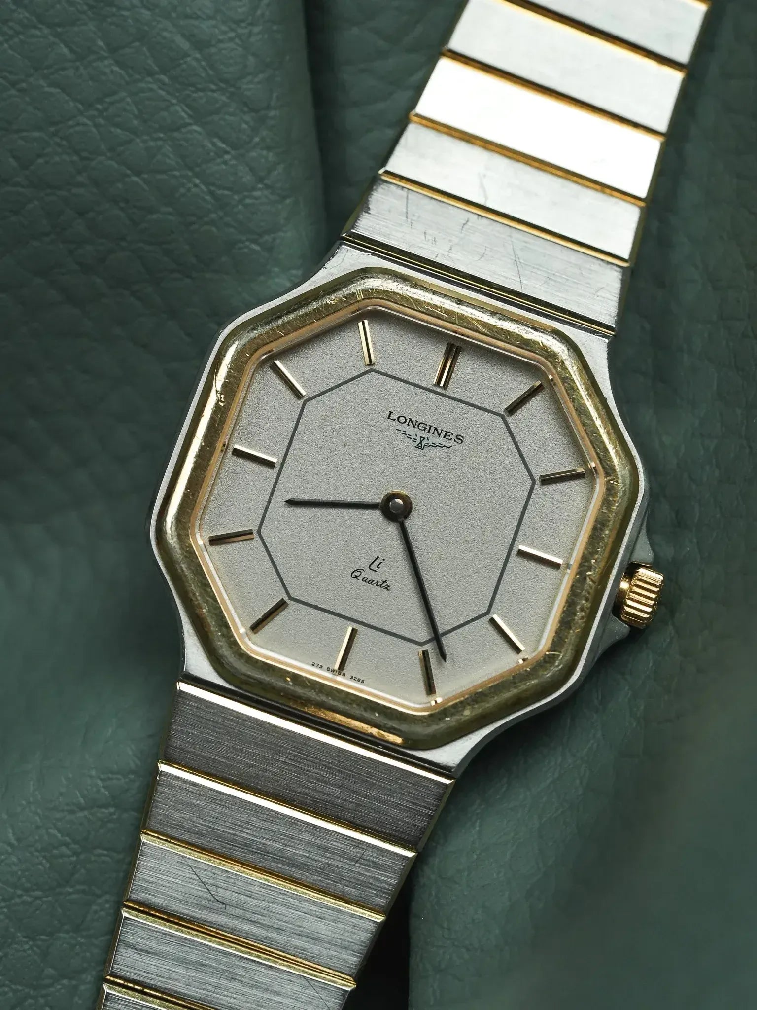 Longines - Li Quartz Royal Octogonale Acier Or - 1980s - Atelier Victor