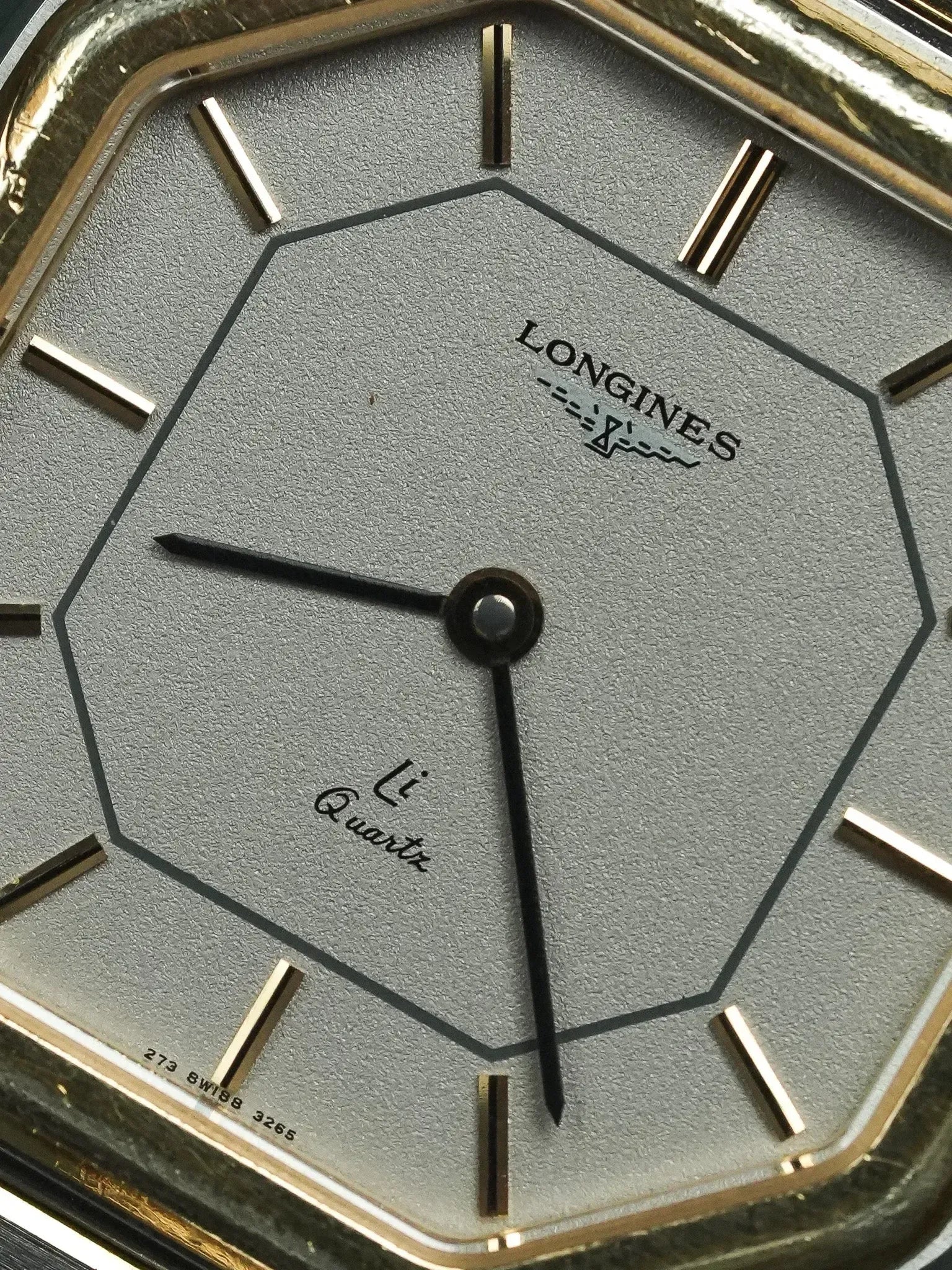 Longines - Li Quartz Royal Octogonale Acier Or - 1980s - Atelier Victor