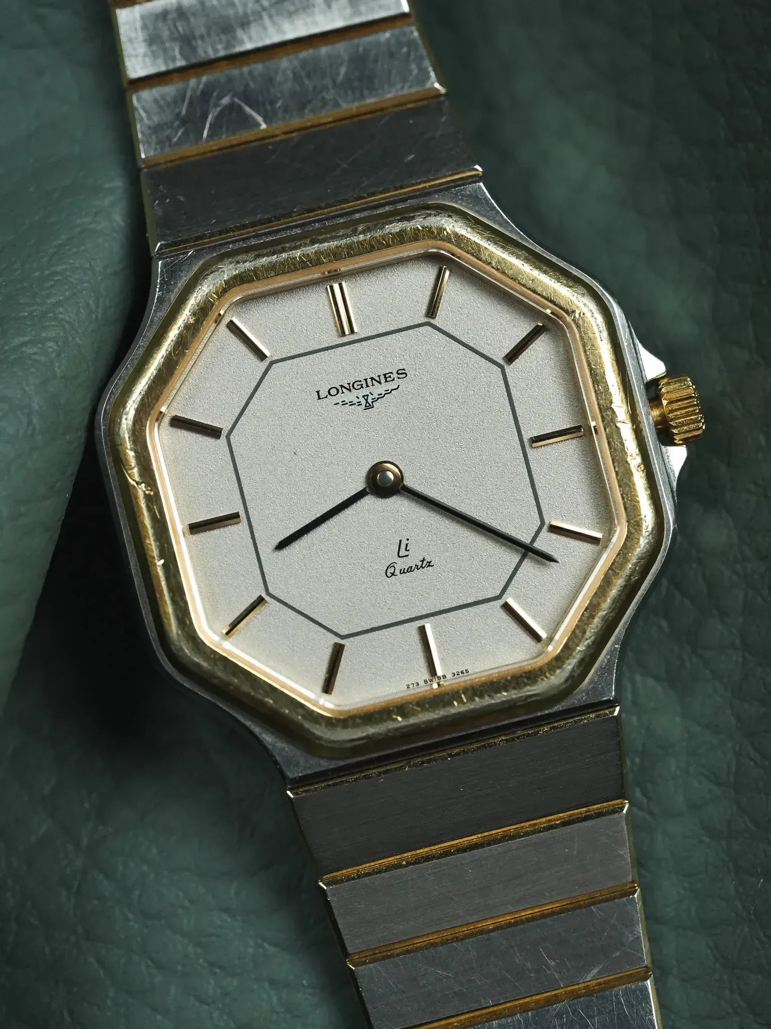 Longines - Li Quartz Royal Octogonale Acier Or - 1980s - Atelier Victor