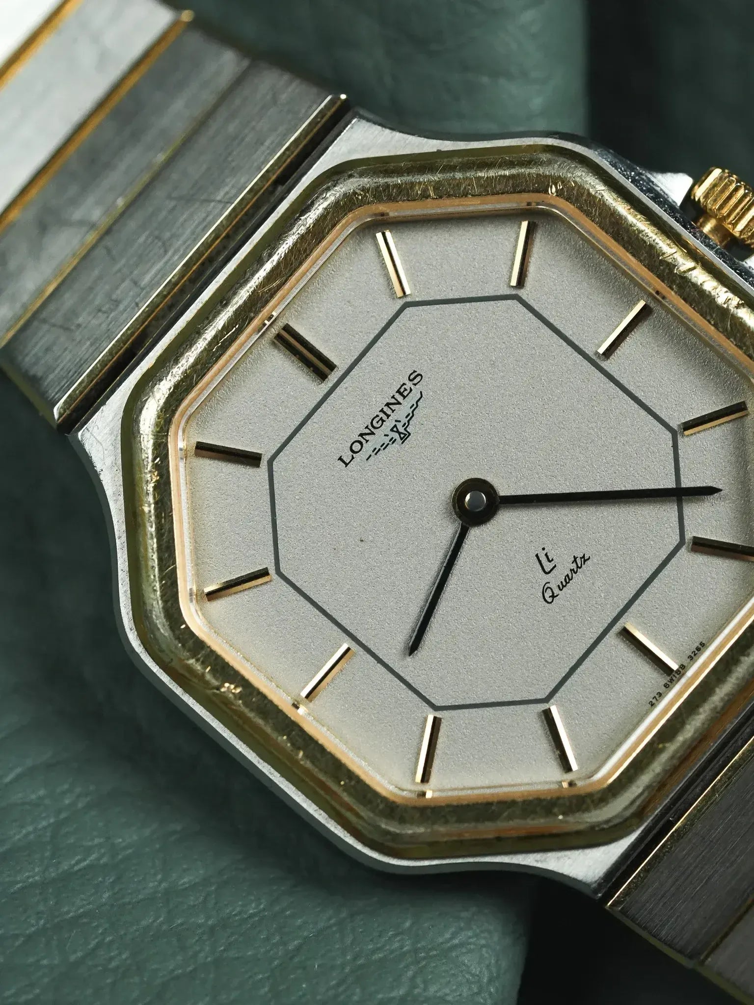 Longines - Li Quartz Royal Octogonale Acier Or - 1980s - Atelier Victor
