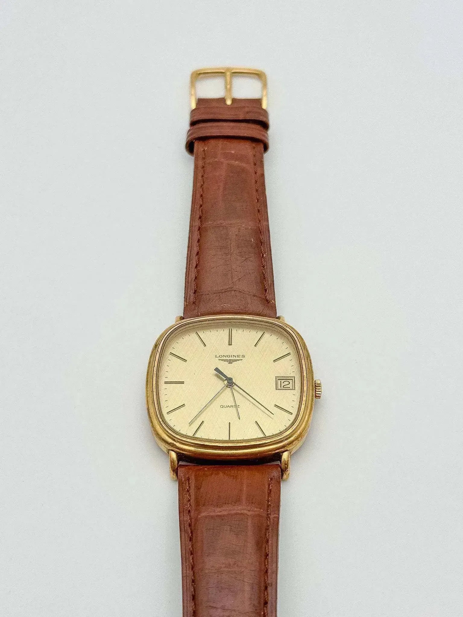 Longines - Linen Dial Square Date - 1979 - Atelier Victor