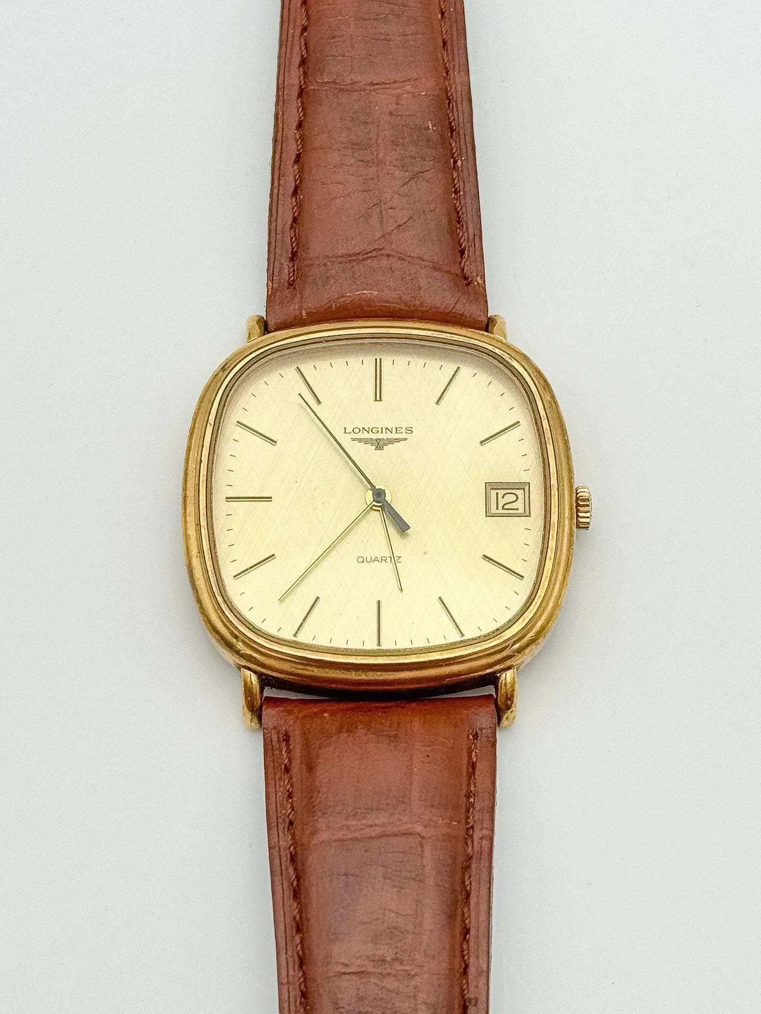 Longines - Linen Dial Square Date - 1979 - Atelier Victor