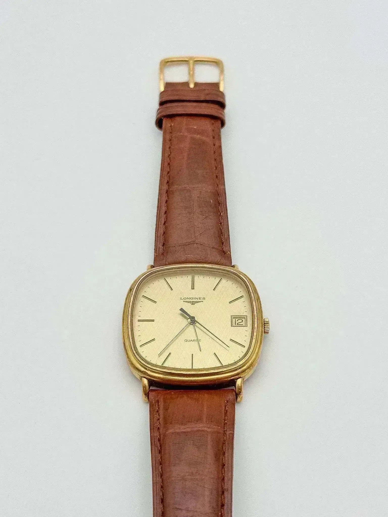 Longines - Linen Dial Square Date - 1979 - Atelier Victor