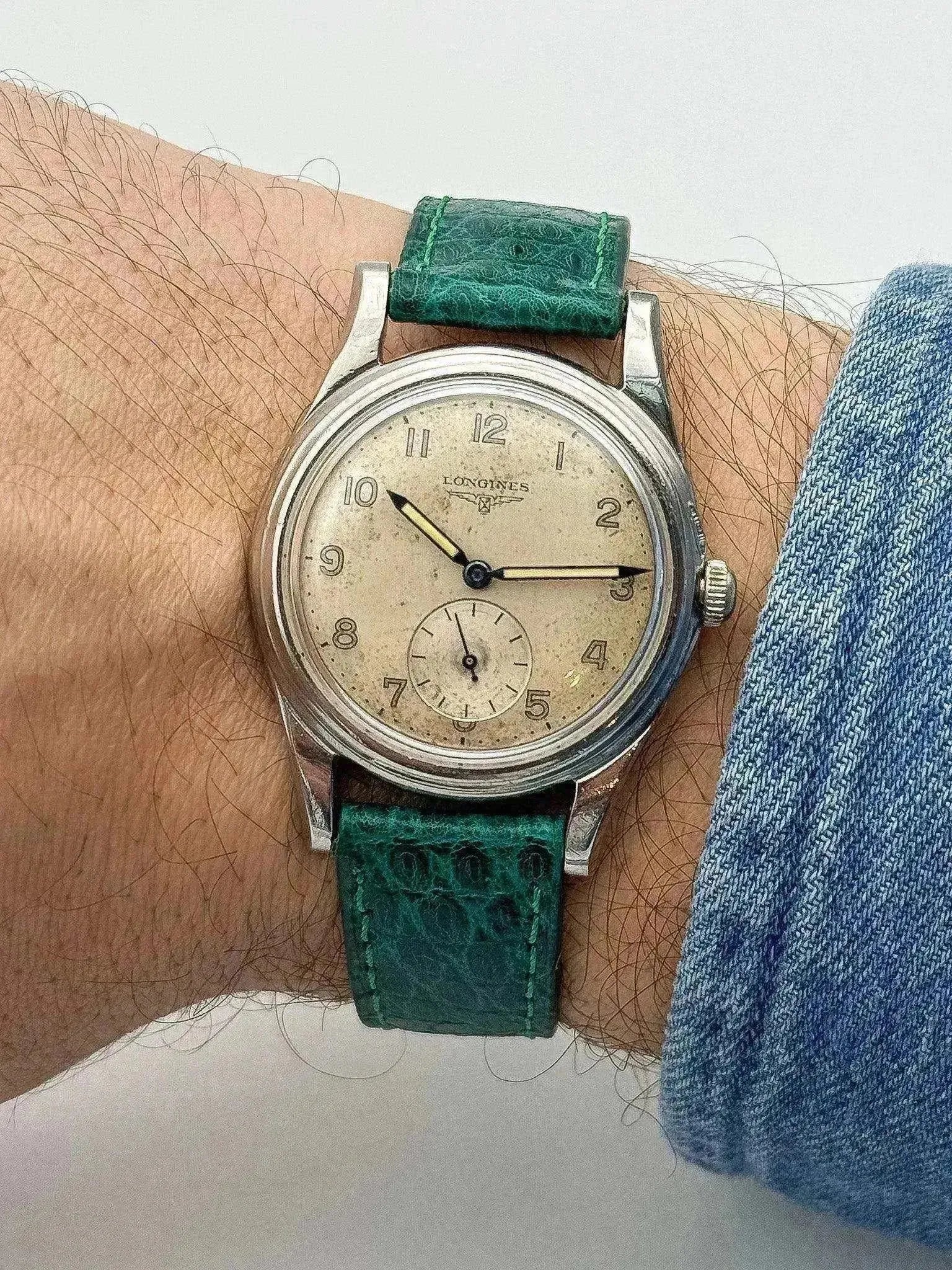 Longines - Militaire Patine - Extrait d'archives - 1951 - Atelier Victor