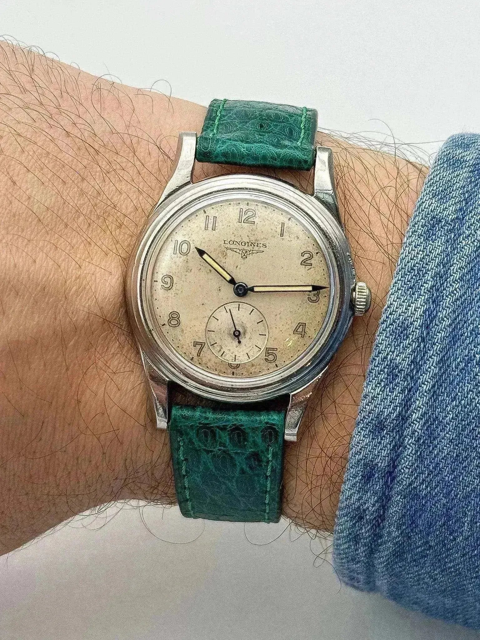 Longines - Militaire Patine - Extrait d'archives - 1951 - Atelier Victor