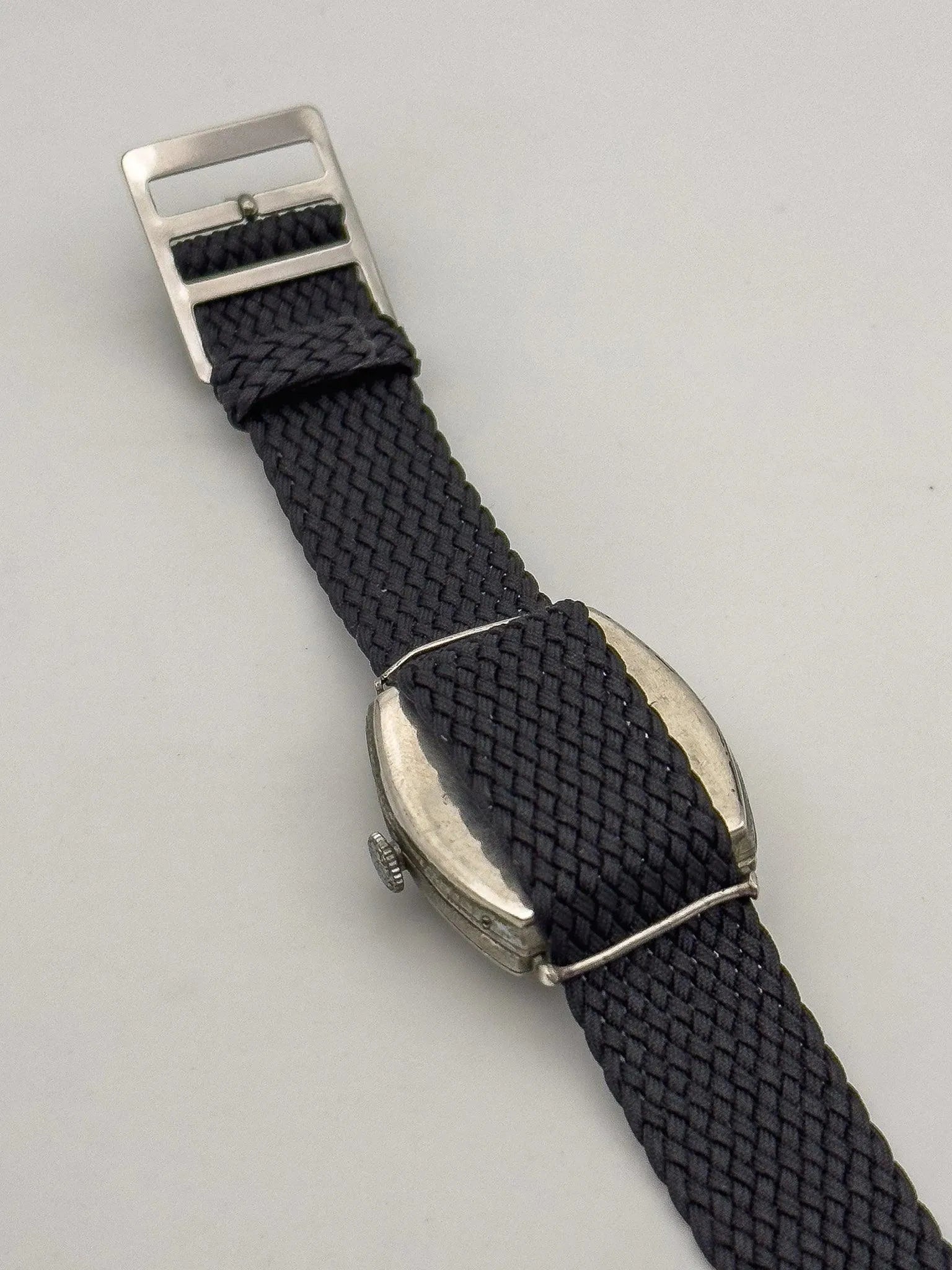 Longines - Military Tonneau Enamel Dial - 1913 - Atelier Victor - Vintage Shop
