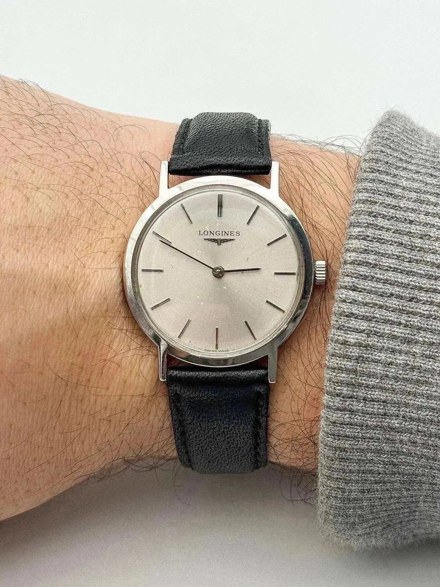 Longines - Montre habillée mécanique Index Noir - 1975 - Atelier Victor